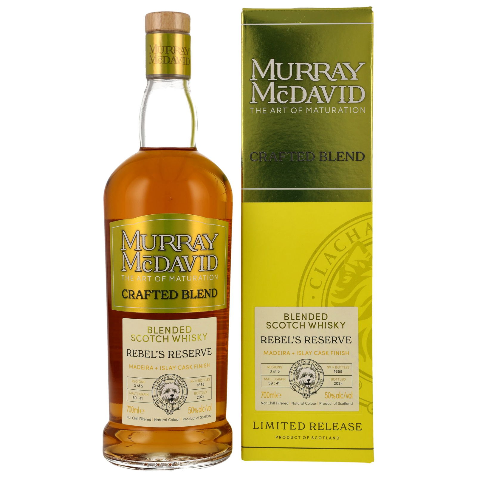 Rebels Reserve Madeira & Islay Cask Finish Crafted Blend (Murray McDavid)