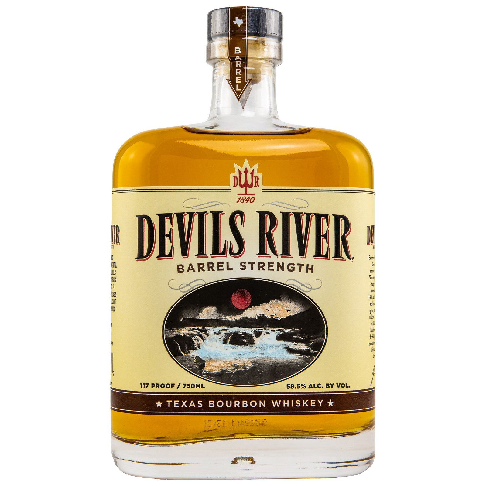 Devils River Barrel Strength Texas Bourbon