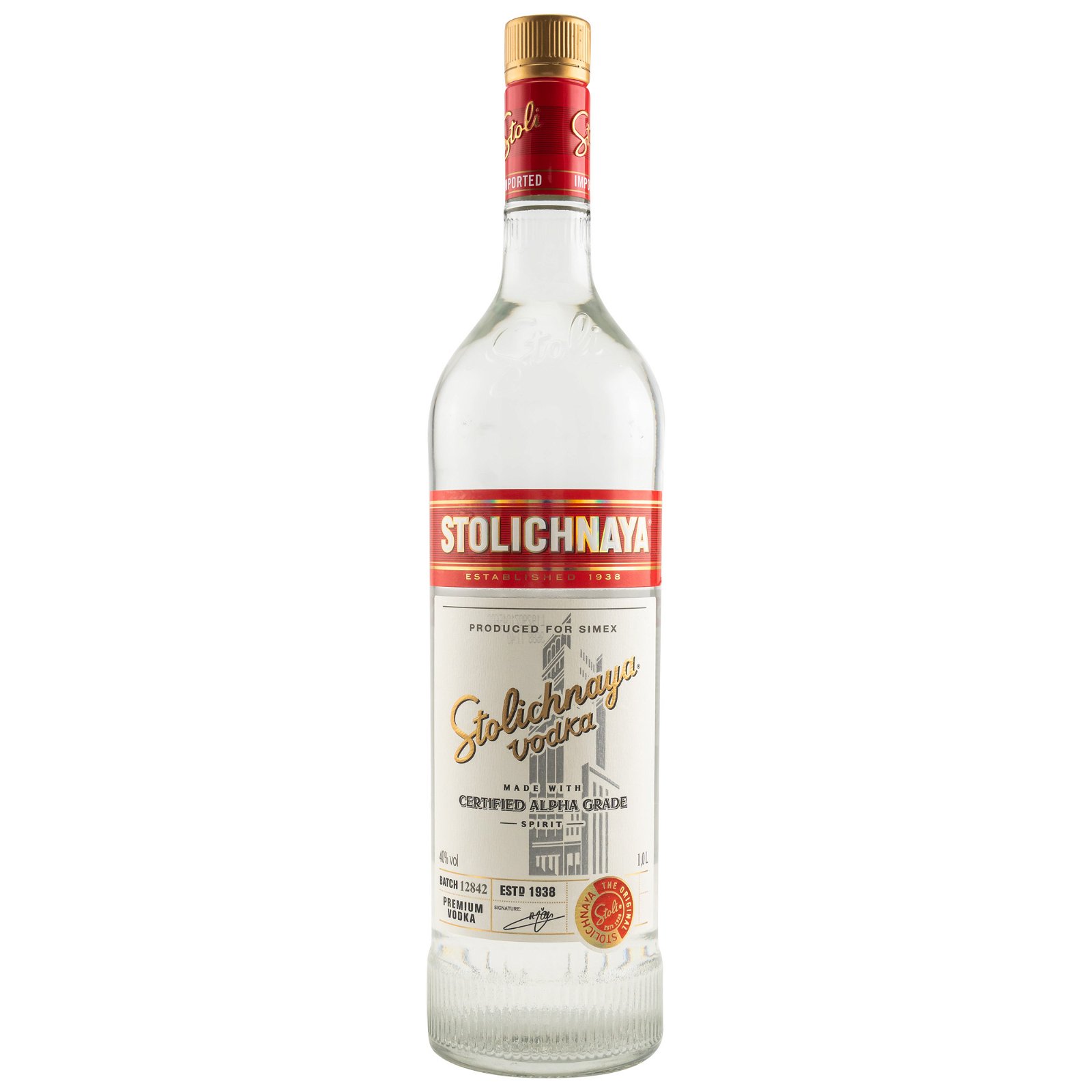 Stolichnaya Vodka (Liter)