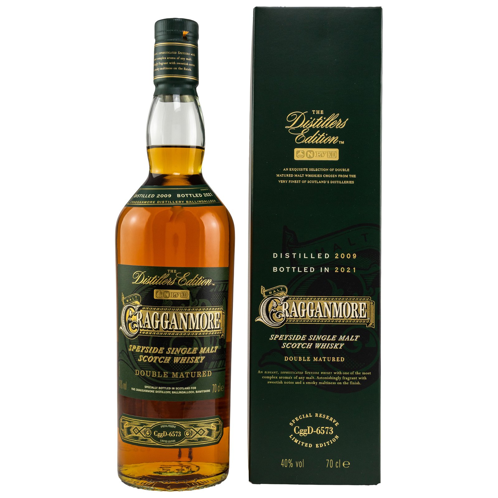 Cragganmore Distillers Edition 2009/2021 Double Matured in Port Wine Casks