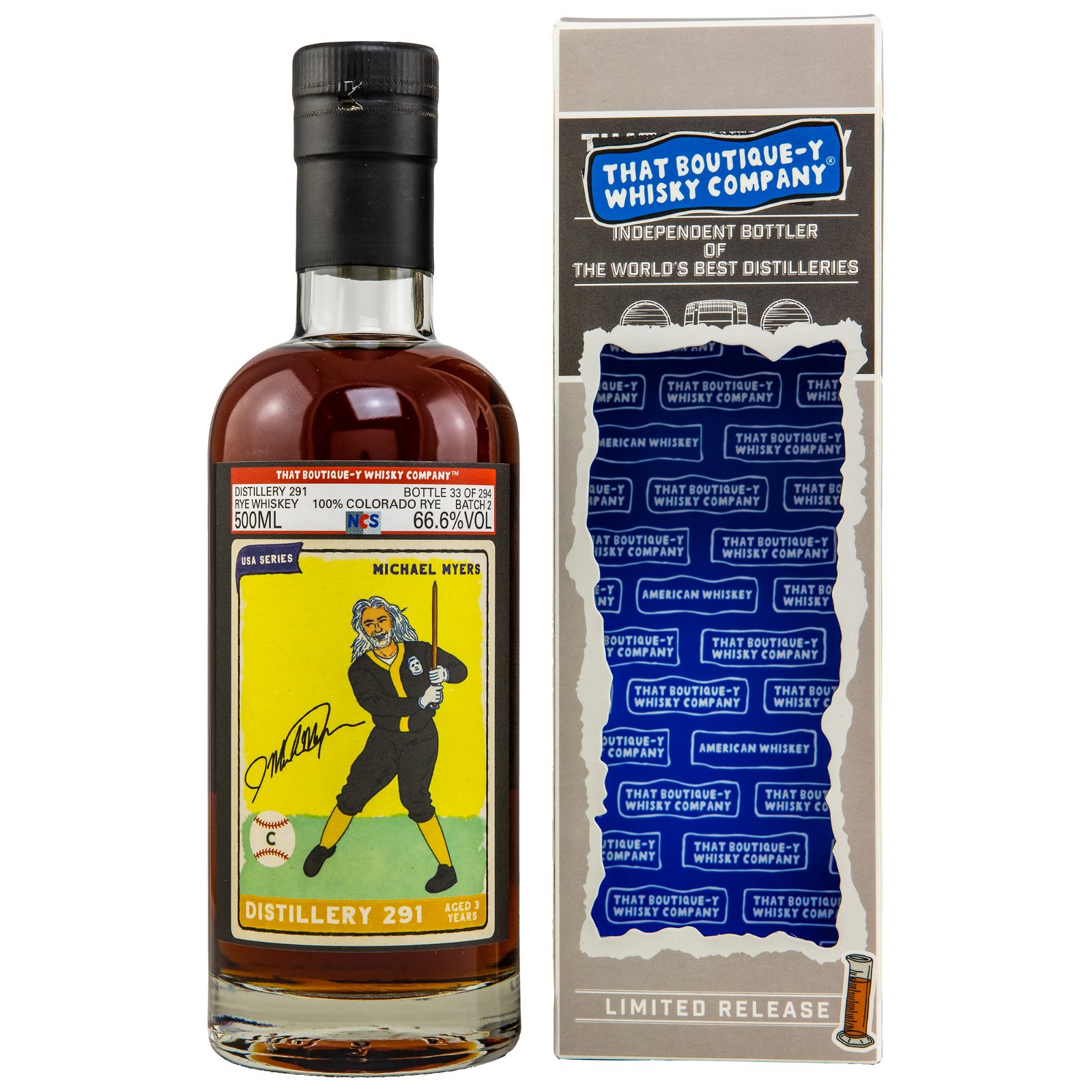 Distillery 291 - 3 Jahre Batch 2 USA Series (That Boutique-y Whisky Company)