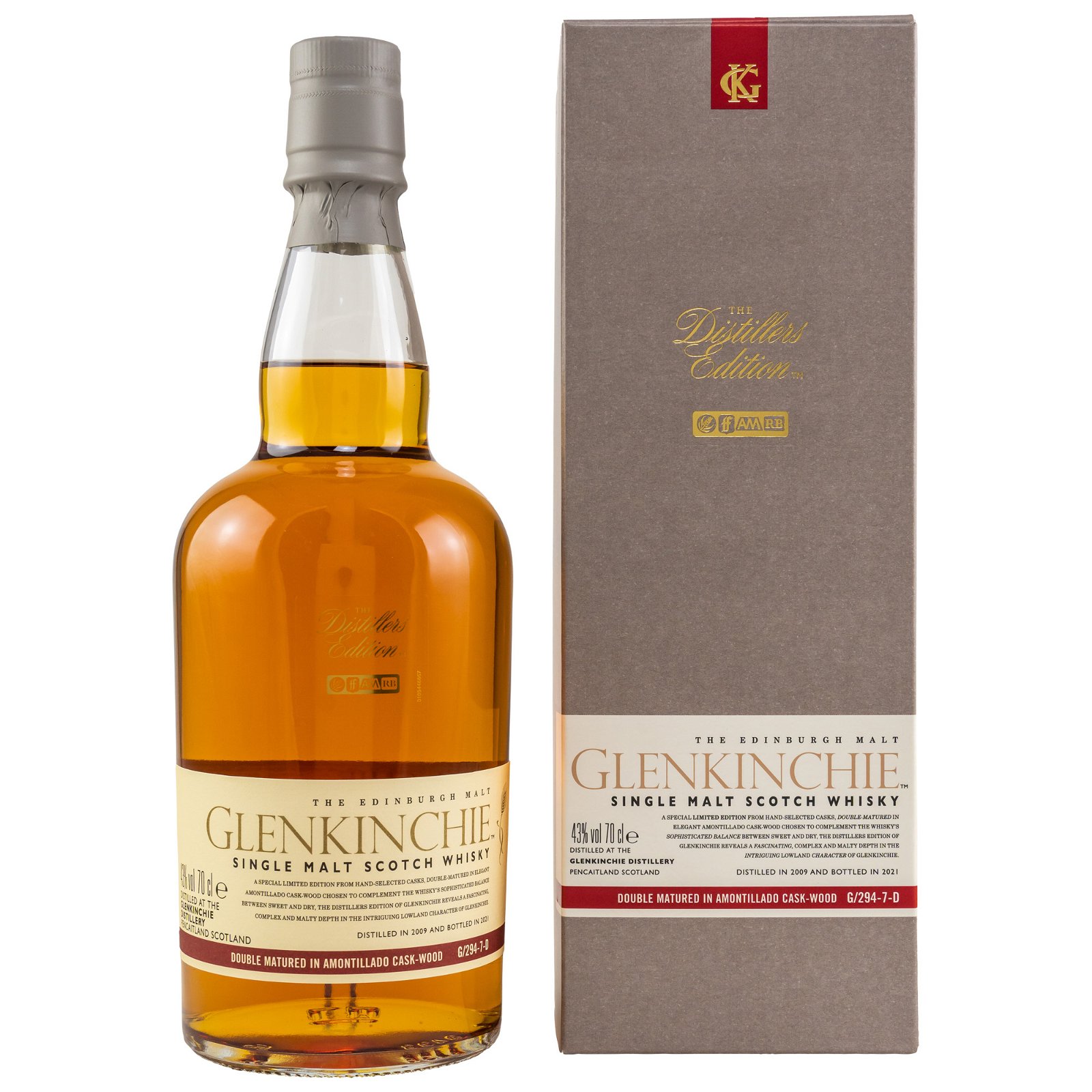 Glenkinchie Distillers Edition 2009/2021 Double Matured in Amontillado Sherry Casks