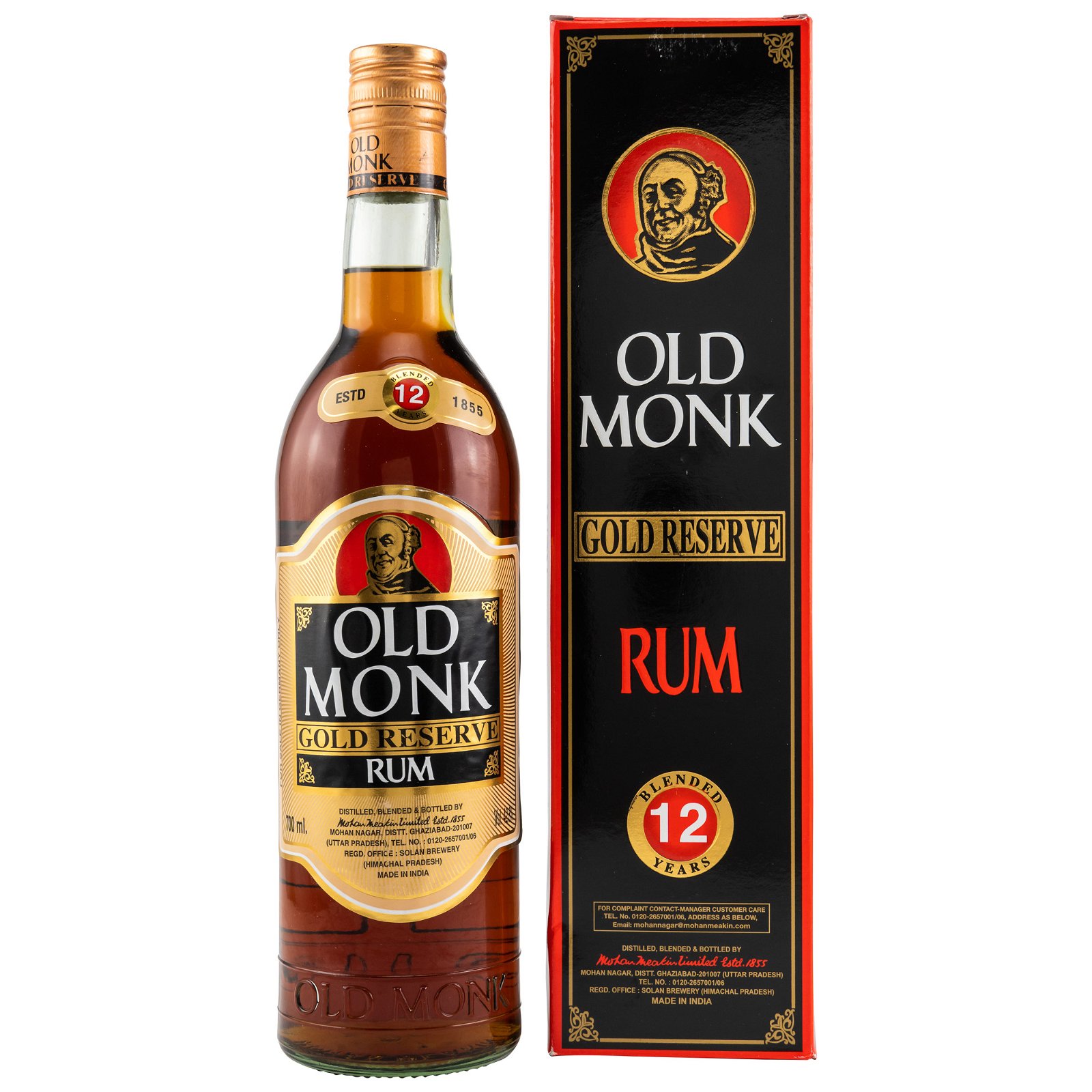 Old Monk 12 Jahre Gold Reserve Rum