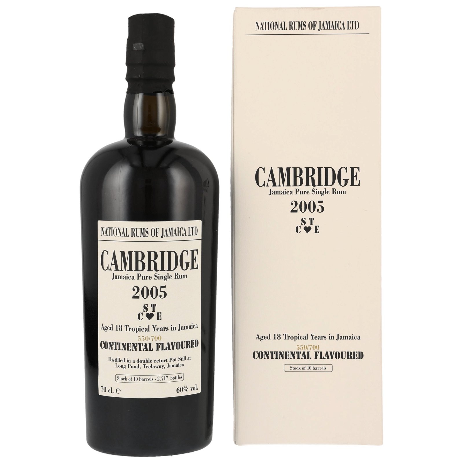Long Pond 2005/2023 - 18 Jahre Cambridge STCE Pure Single Rum (National Rums of Jamaica)