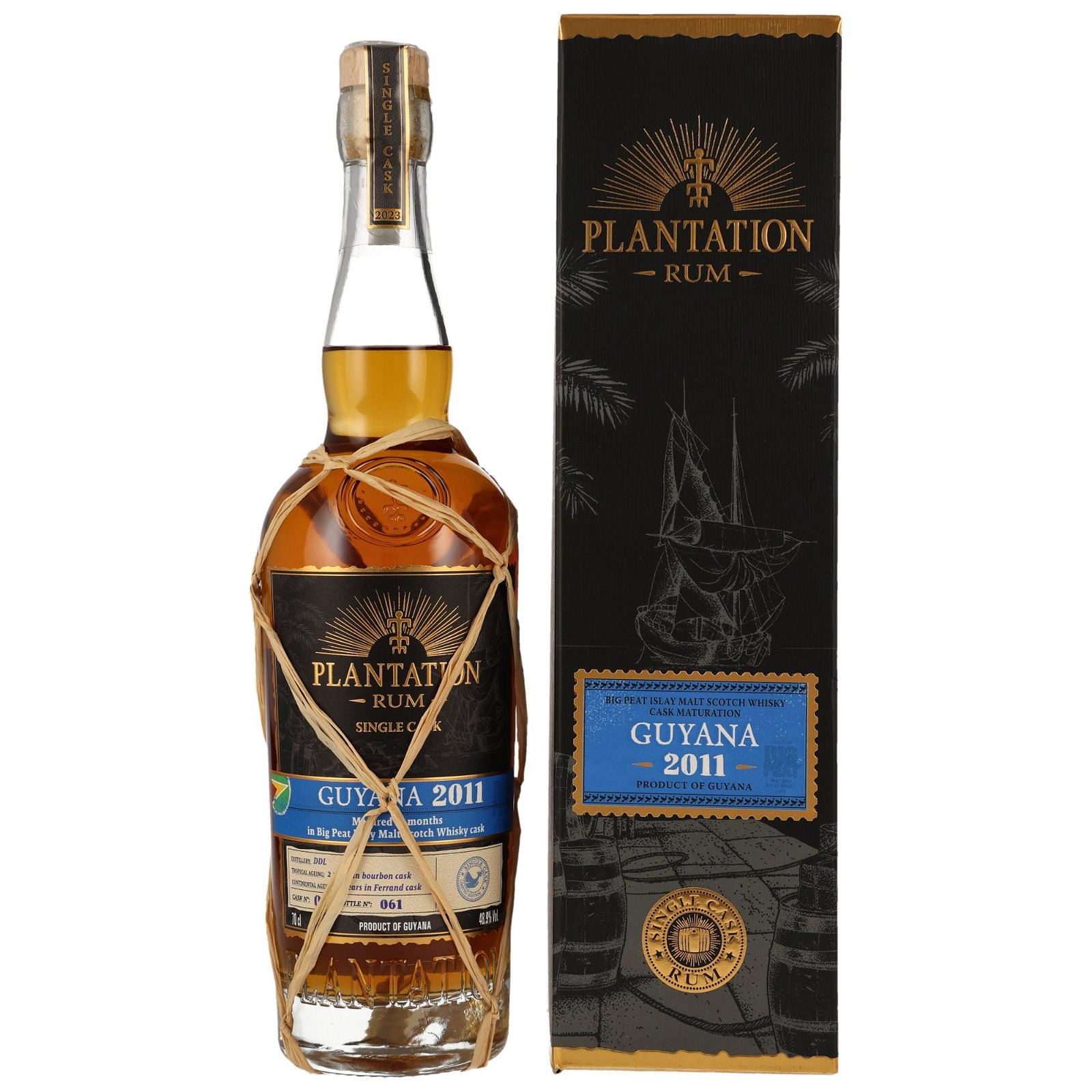 Plantation 2011/2023 Guyana Rum Big Peat Islay Whisky Finish No. 07 Single Cask