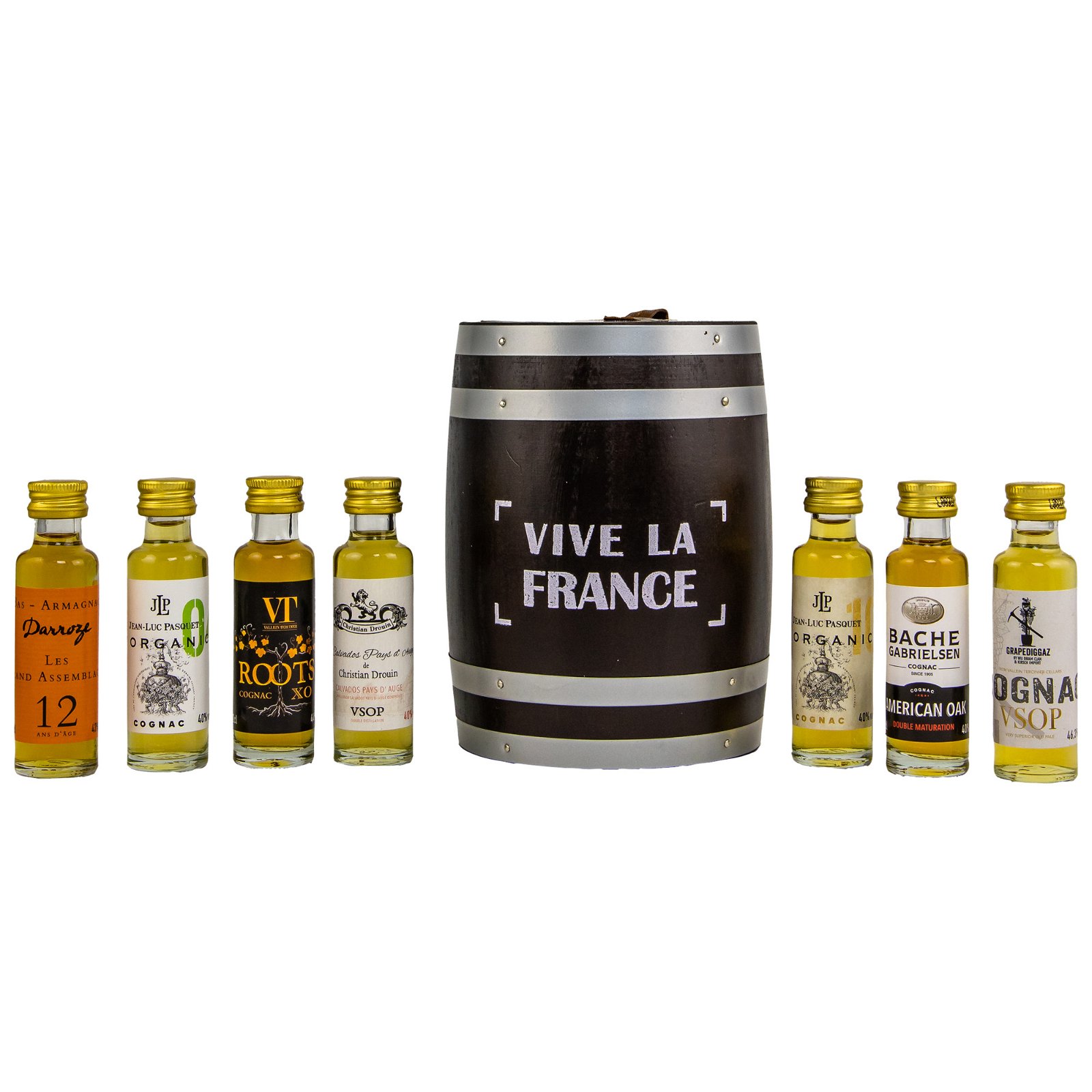 Vive la France French Spirits Tasting Fass (7x 20ml)