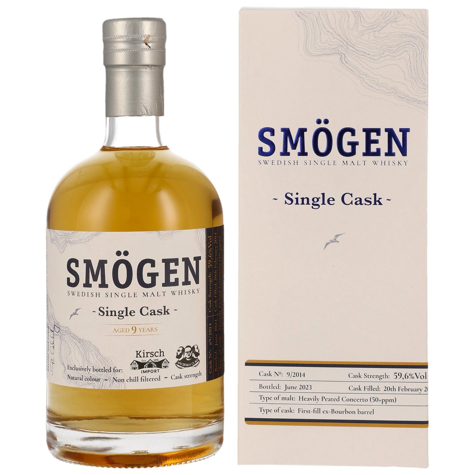 Smögen 2014/2023 -9  Jahre Single Bourbon Barrel No. #9/2014 Germany exclusive
