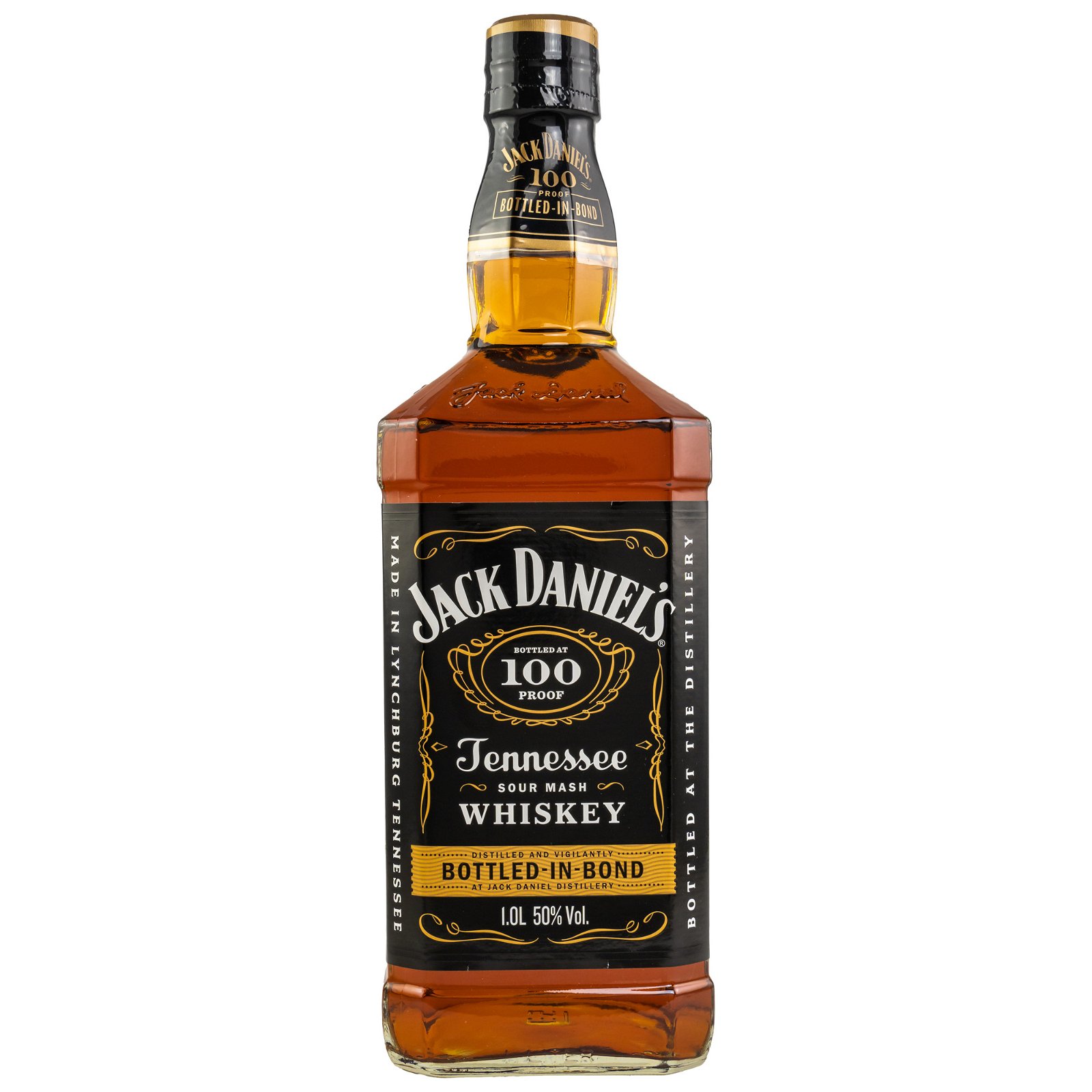 Jack Daniels Bottled in Bond Tennessee Sour Mash Whiskey (Liter)