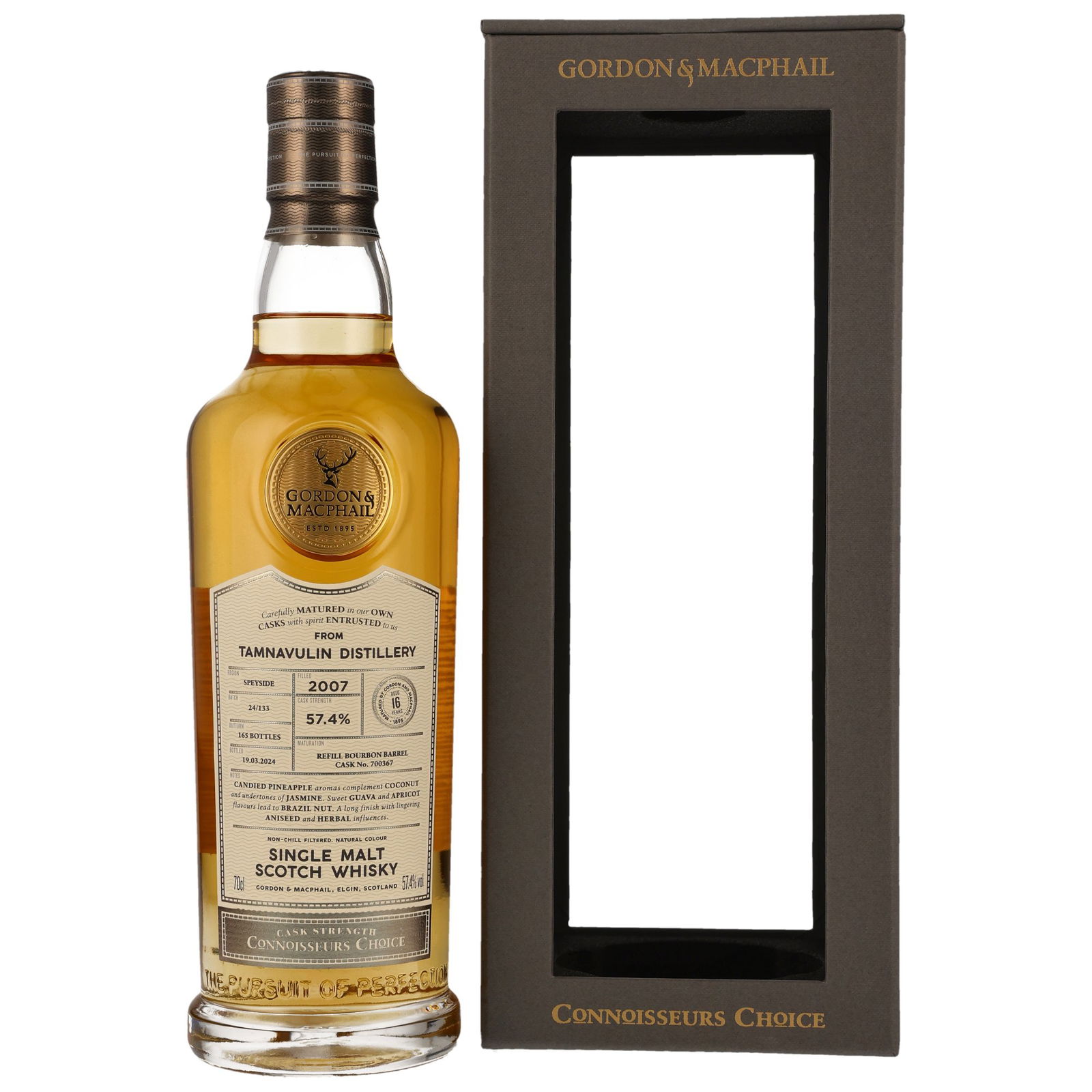 Tamnavulin 2007/2024 - 16 Jahre Single Refill Bourbon Barrel No. 700367 Connoisseurs Choice (Gordon & MacPhail)