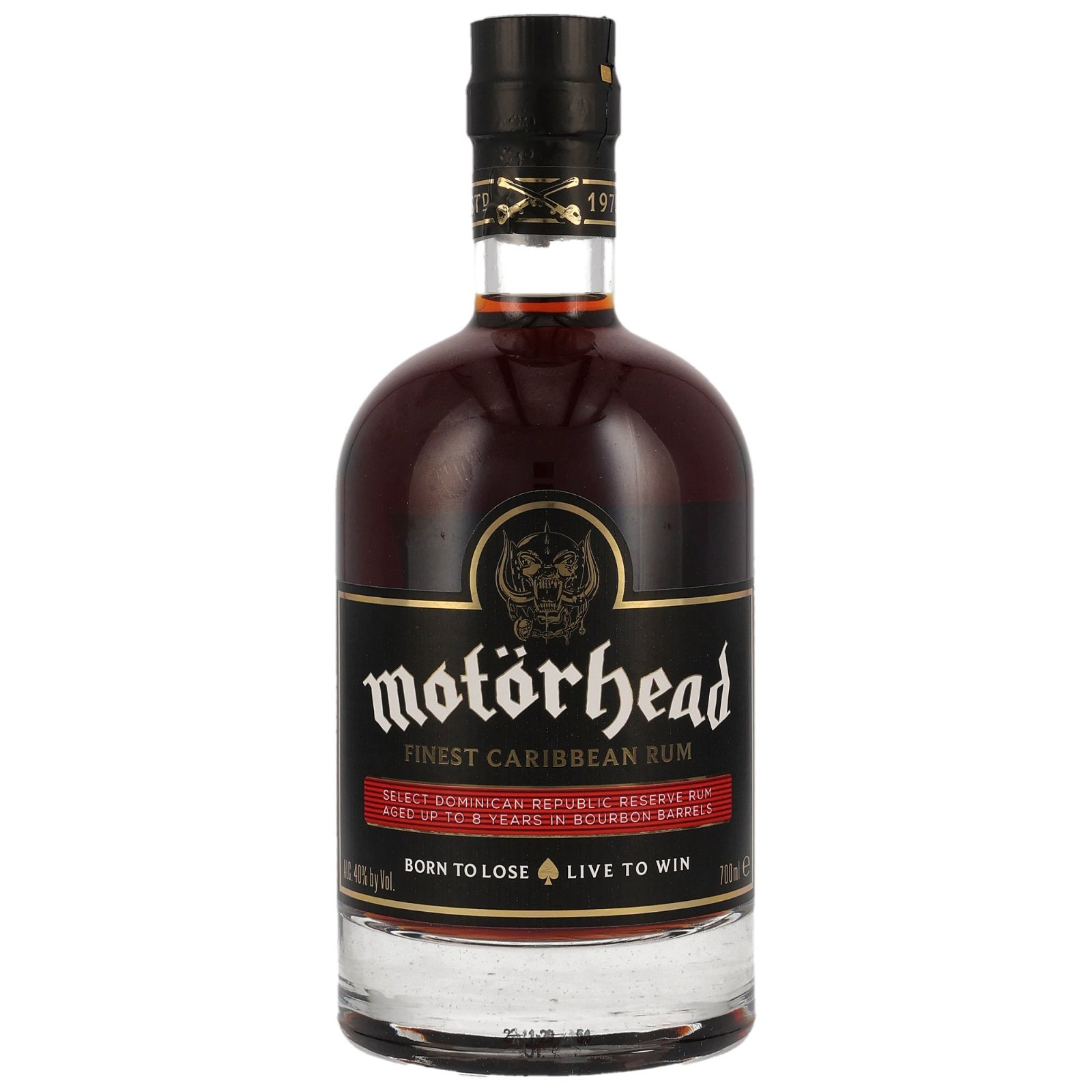 Motörhead 8 Jahre Finest Caribbean Rum