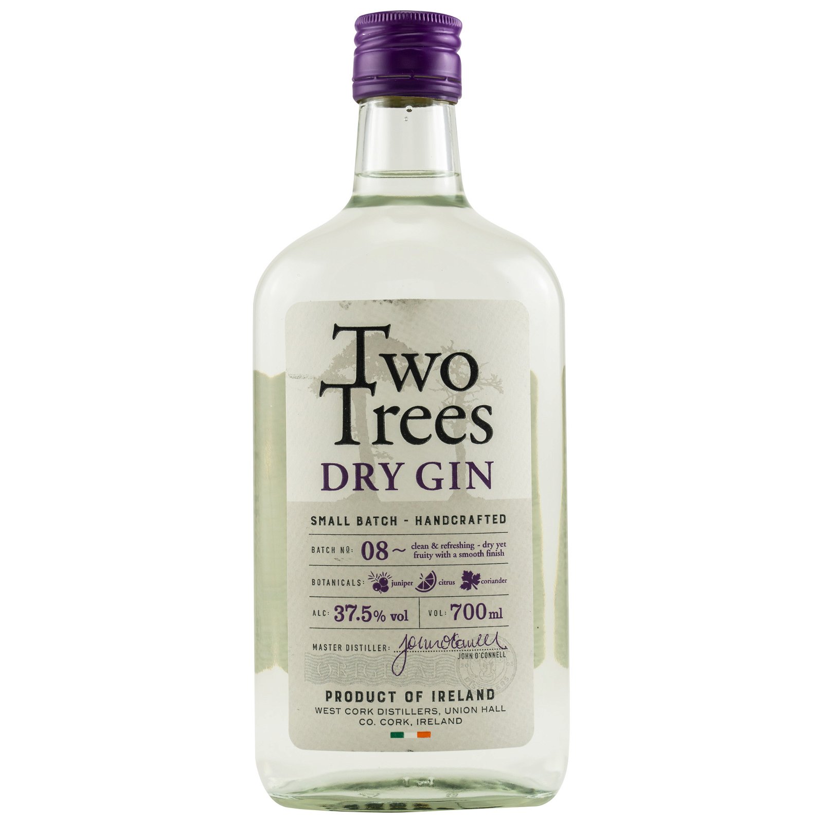 West Cork Two Trees Gin Batch No 8