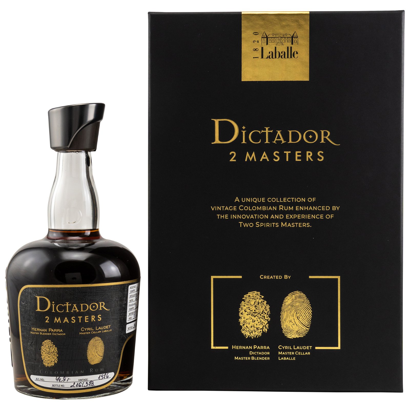 Dictador 2 Masters Laballe 1976/2019 - 41 Jahre Colombian Rum 