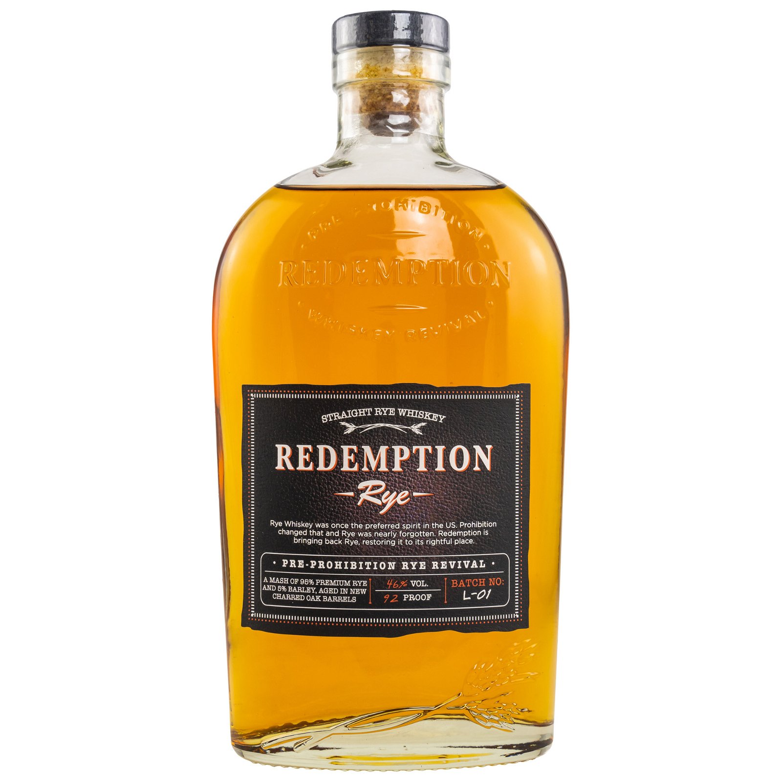 Redemption Rye Pre-Prohibition Revival