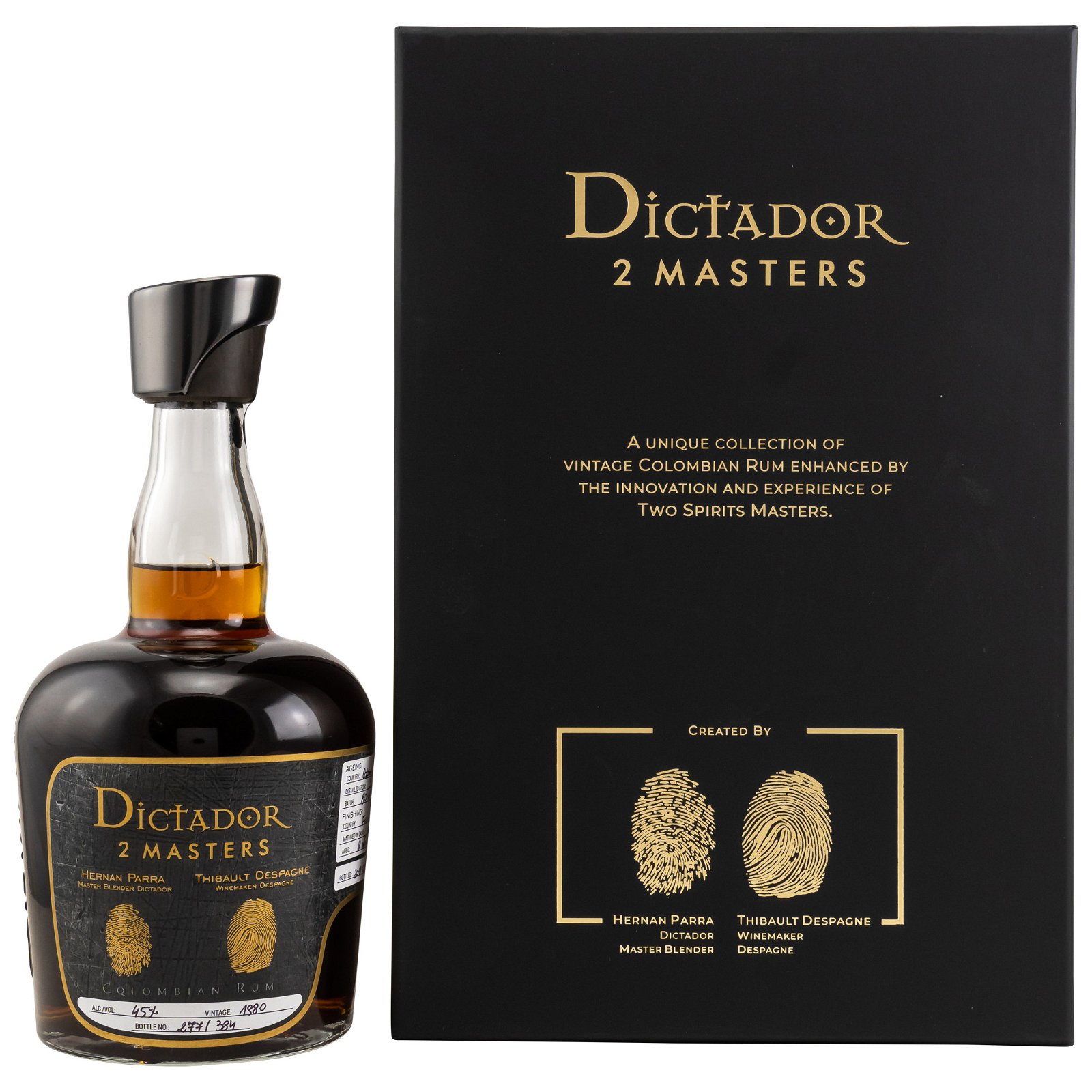Dictador 2 Masters Despagne 1980/2018 - 37 Jahre Colombian Rum 