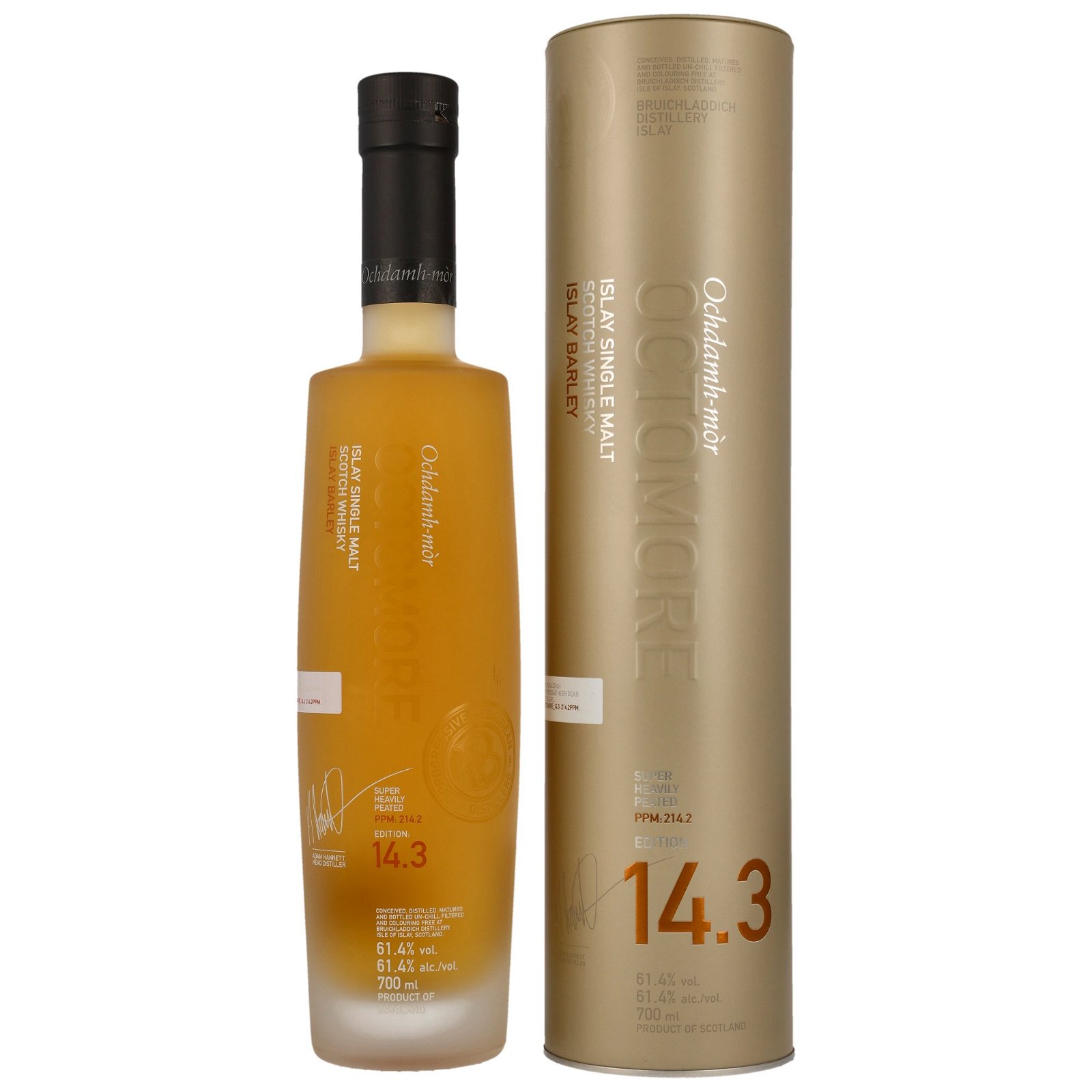 Octomore 14.3 - 5 Jahre Islay Barley Release 2023 (214,2 ppm)