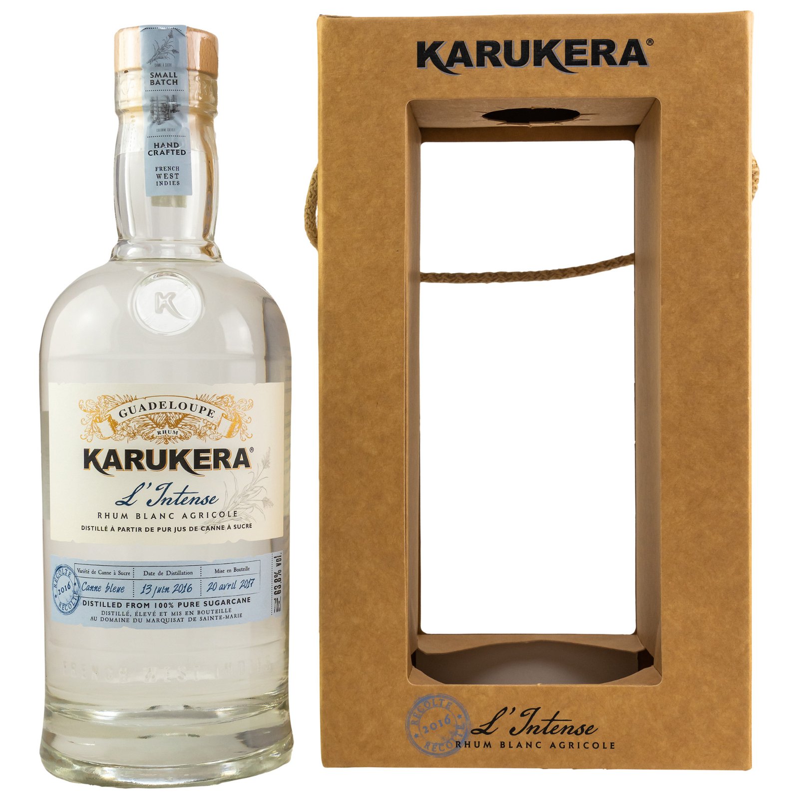 Karukera 2016 L'Intense Edition No. 2 Rhum Blanc Agricole