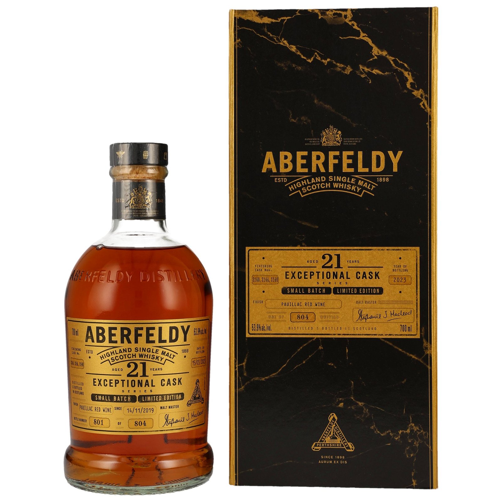 Aberfeldy 21 Jahre Pauillac Red Wine Finish Exceptional Cask Series