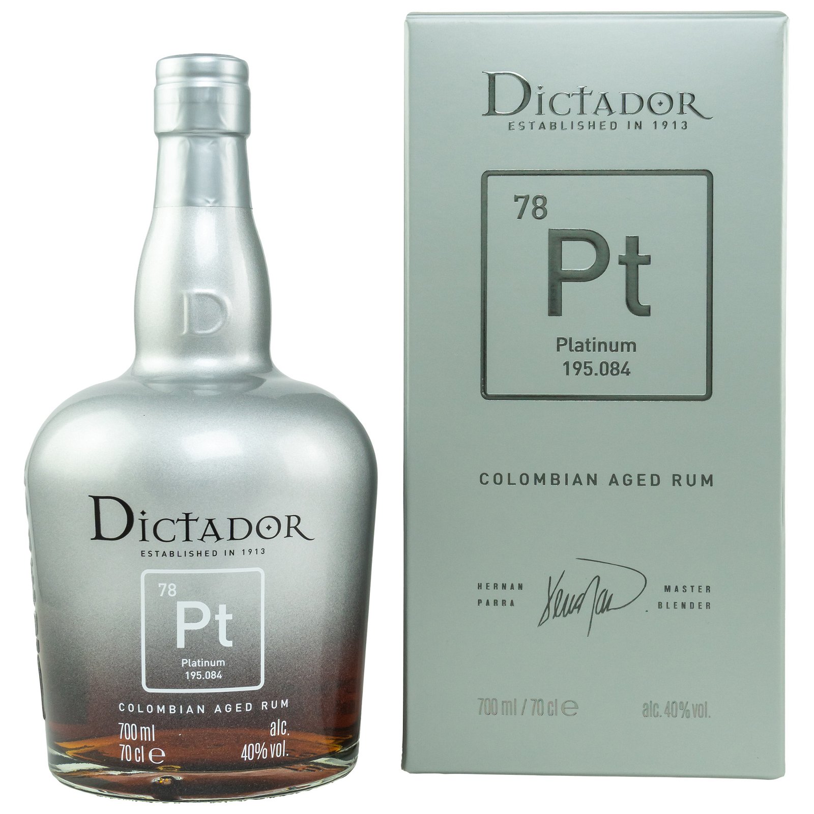 Dictador Platinum Colombian Aged Rum
