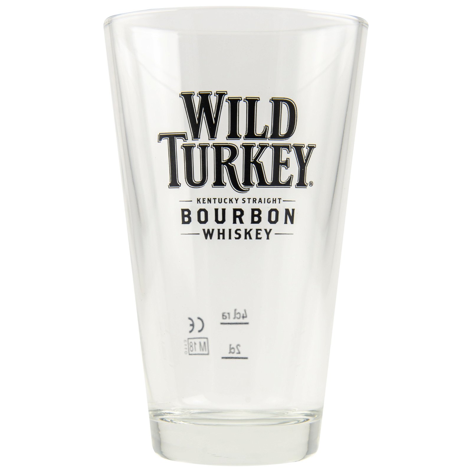 Wild Turkey Bourbon Longdrink Glas (Eichstriche bei 2cl und 4cl)