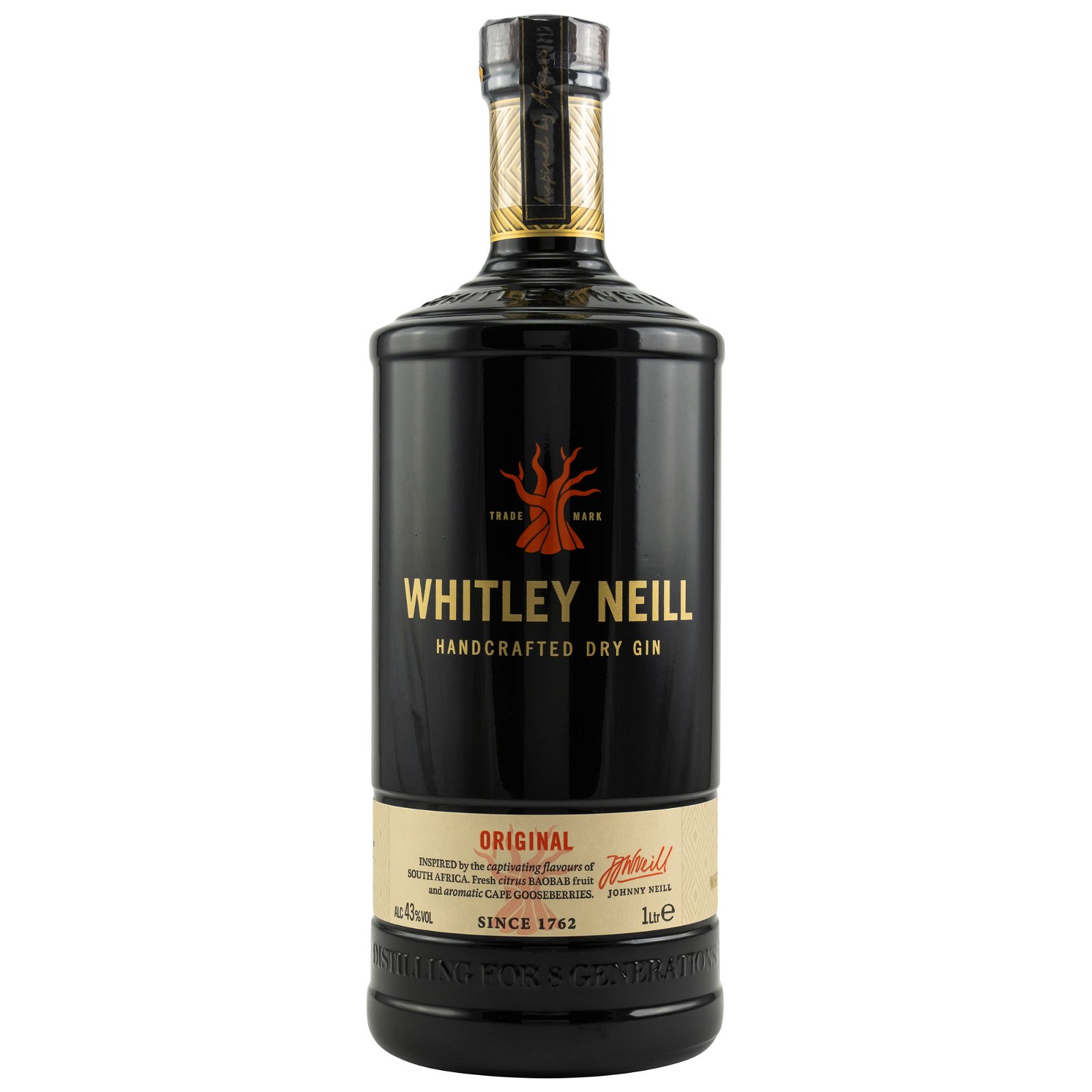 Whitley Neill Small Batch Dry Gin (Liter)