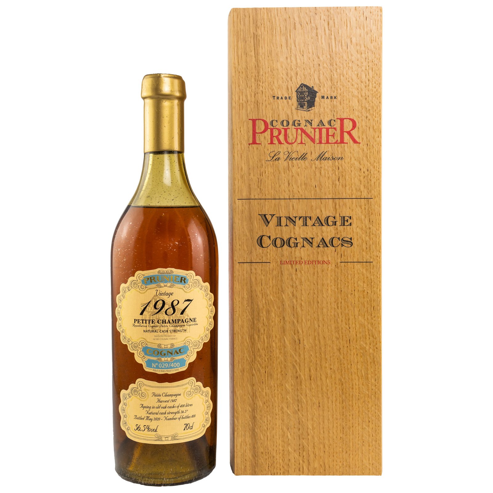 Prunier 1987/2020 Petite Champagne Cognac (Vintage Cognacs)