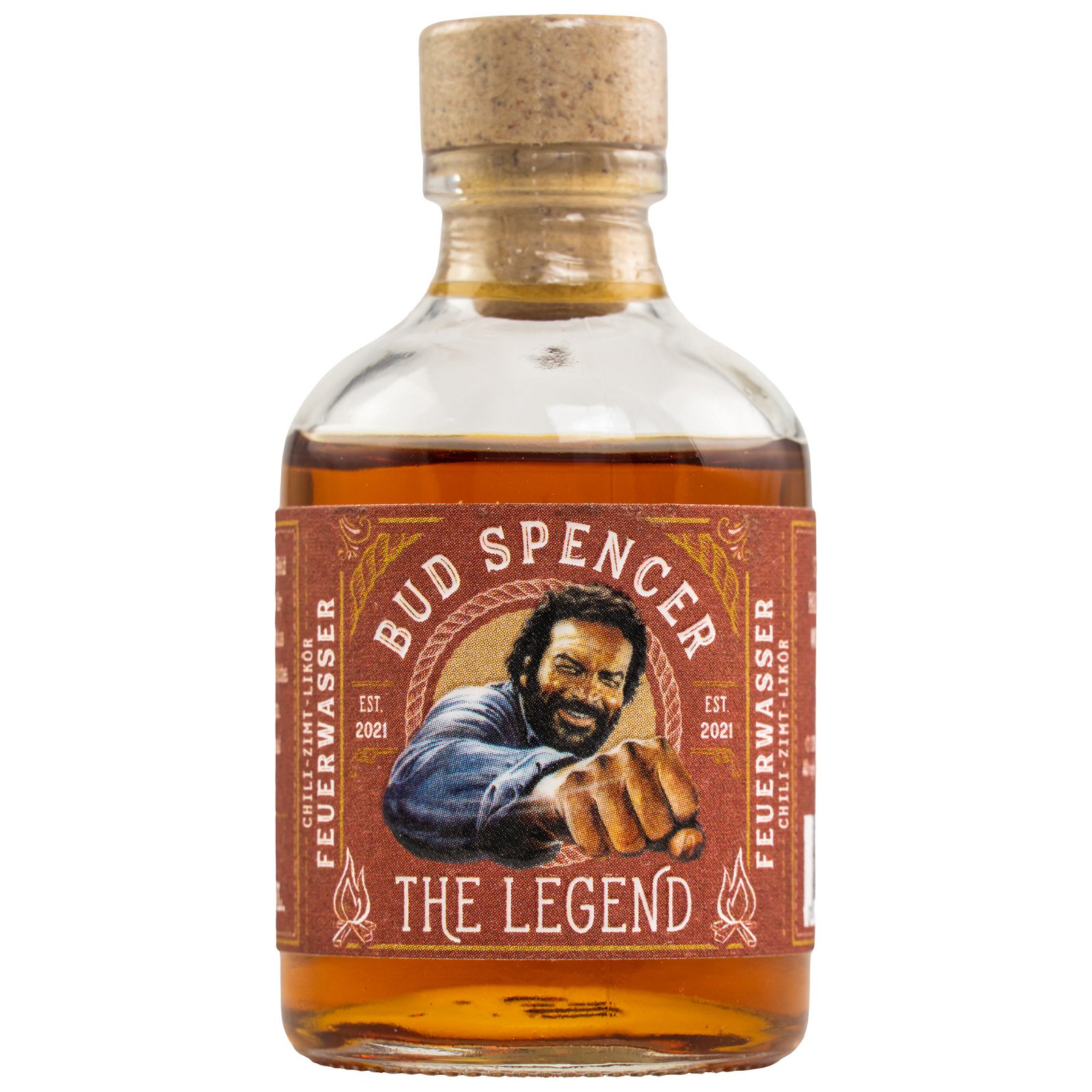 Bud Spencer The Legend Feuerwasser Chili-Zimt-Likör (Miniatur)