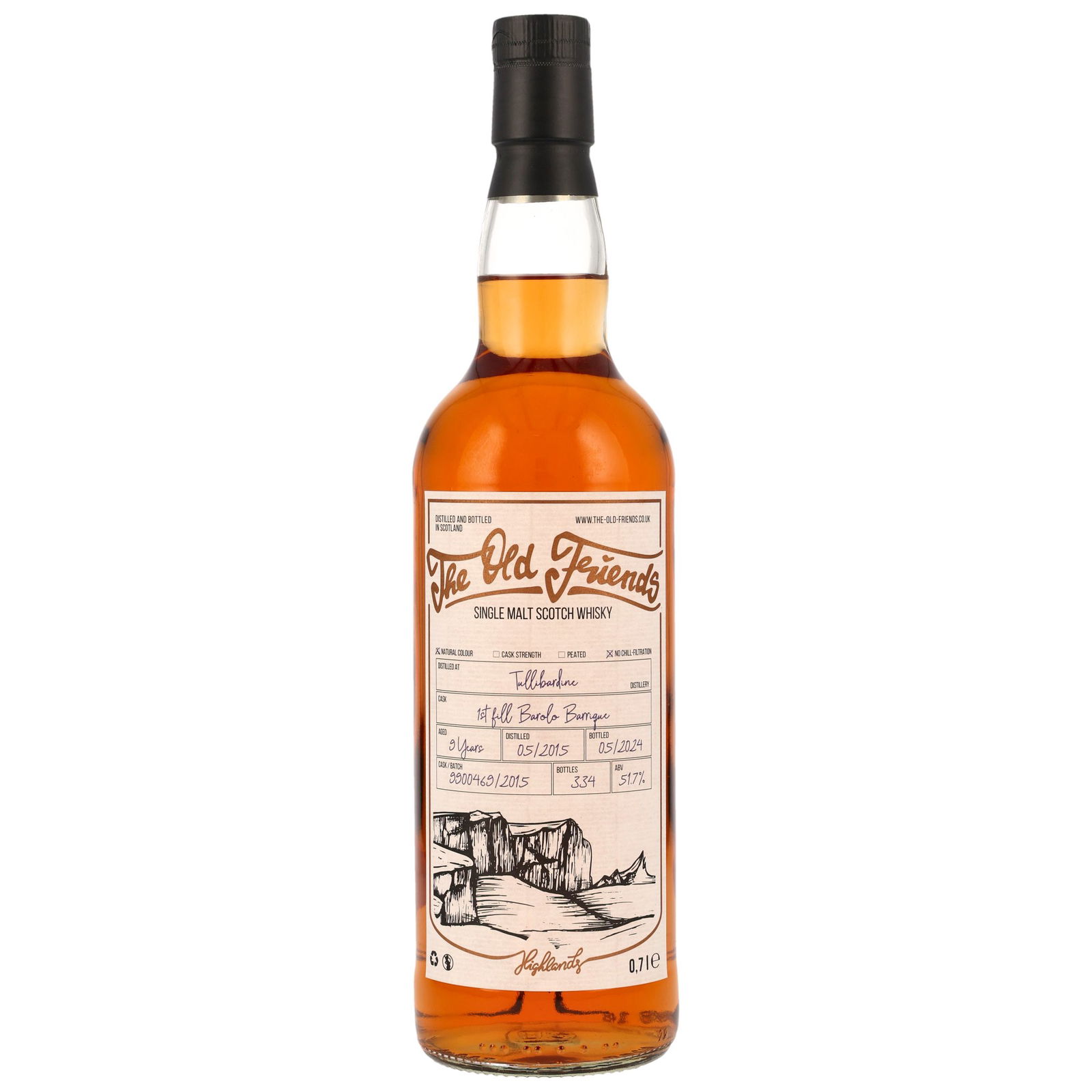 Tullibardine 2015/2024 - 9 ans 1st Fill Barolo Barrique #9900469 (The Old Fiends)