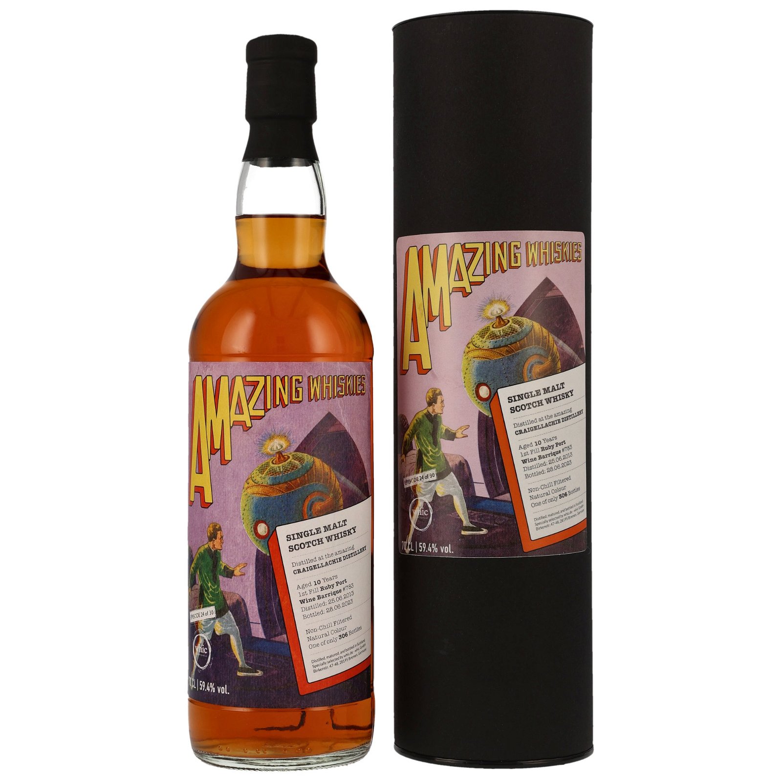Craigellachie 2013/2023 - 10 Jahre 1st Fill Ruby Port Barrique #783 (whic Amazing Whiskies Ep. 24)