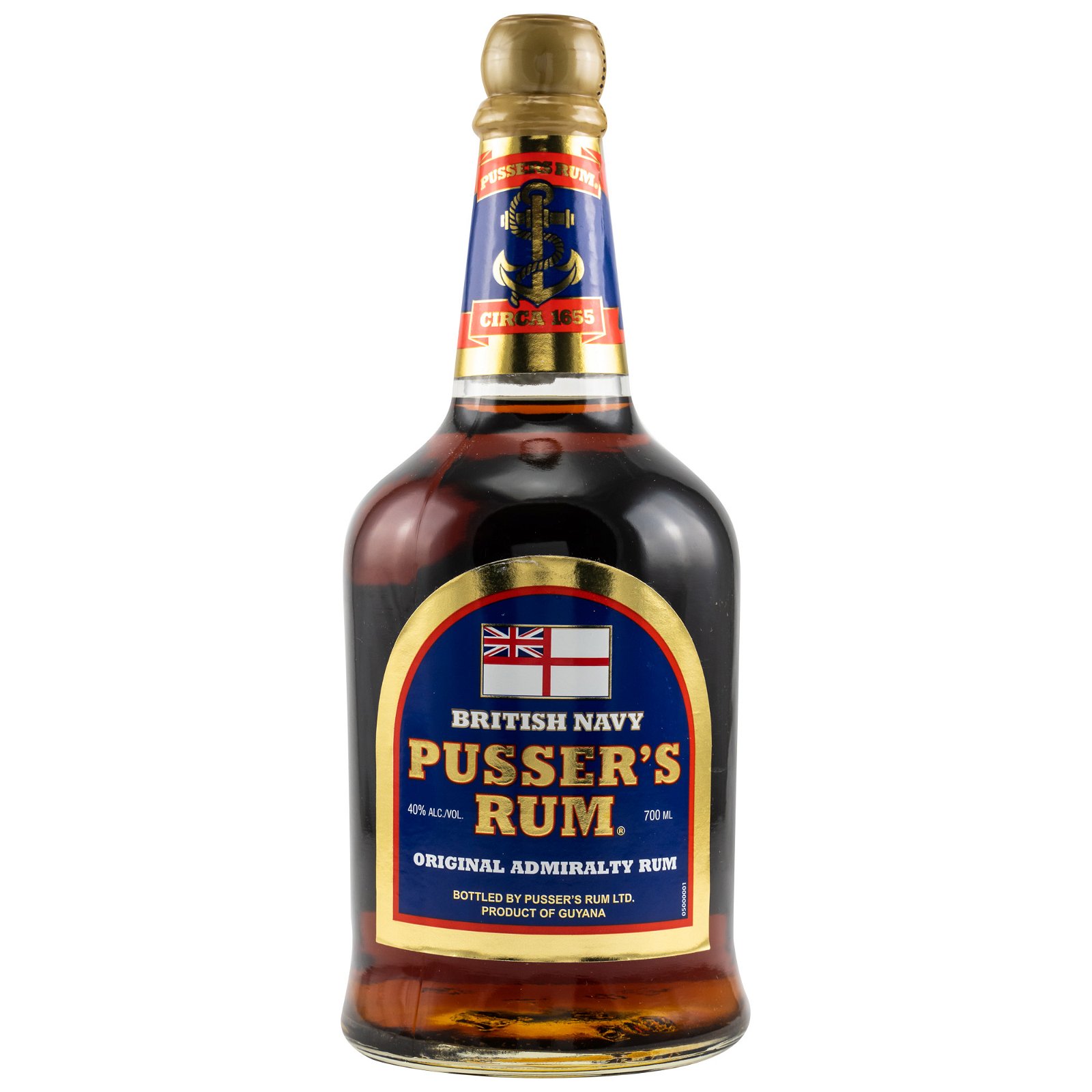 Pussers Rum British Navy Blue Label