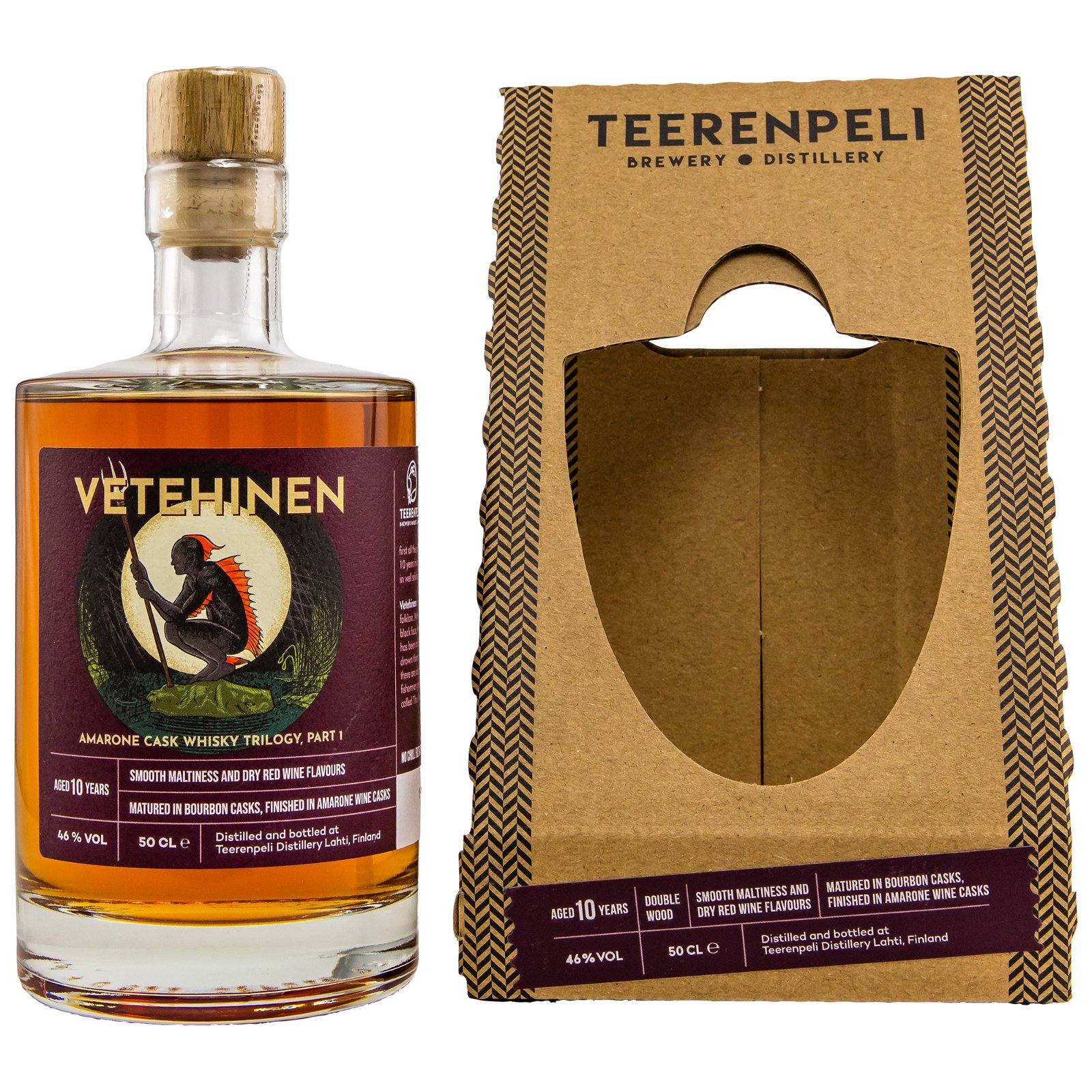 Teerenpeli 10 Jahre Vetehinen Amarone Cask Finish Whisky Trilogy, Part I