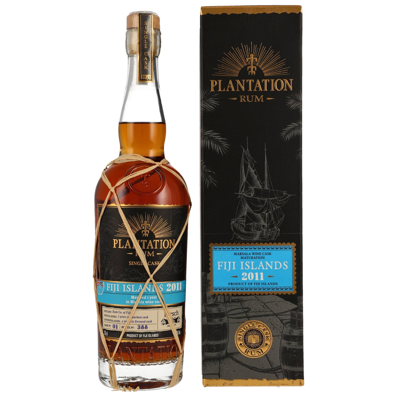 Plantation 2011/2023 Fiji Rum Marsala Finish No. 01 Germany exclusive Single Cask