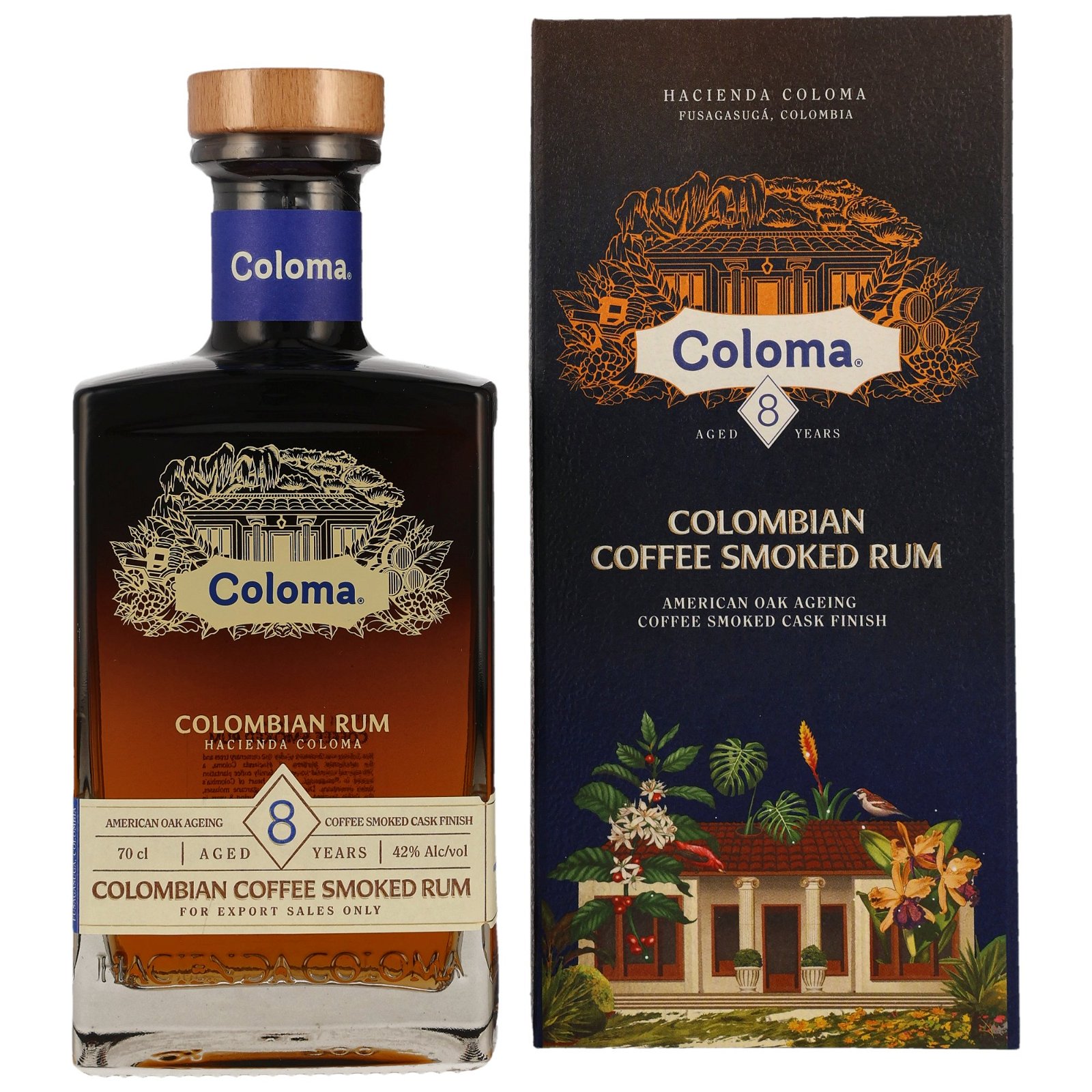 Coloma 8 Jahre Colombian Coffee Smoked Rum
