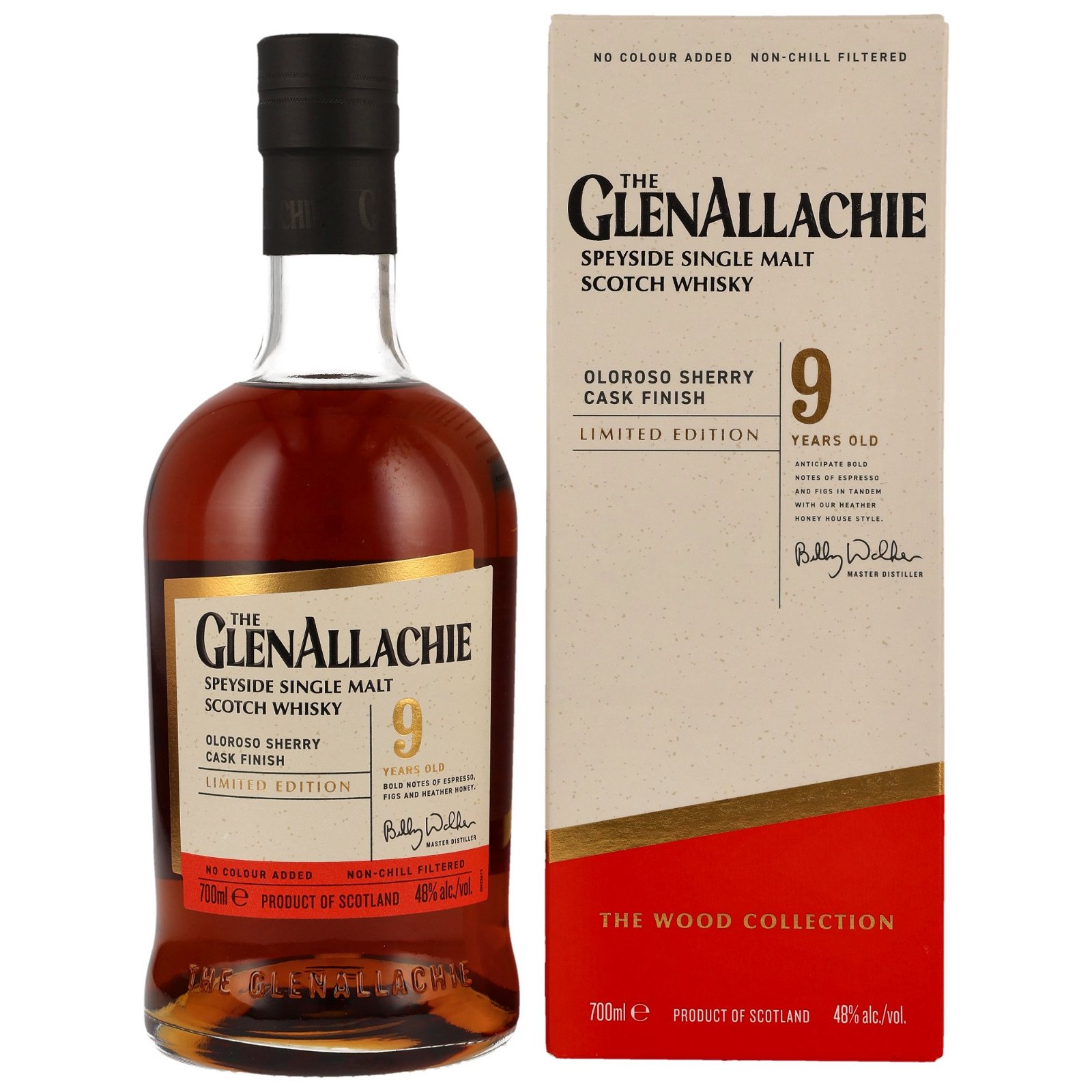 GlenAllachie 9 Jahre Oloroso Sherry Cask Finish The Wood Collection