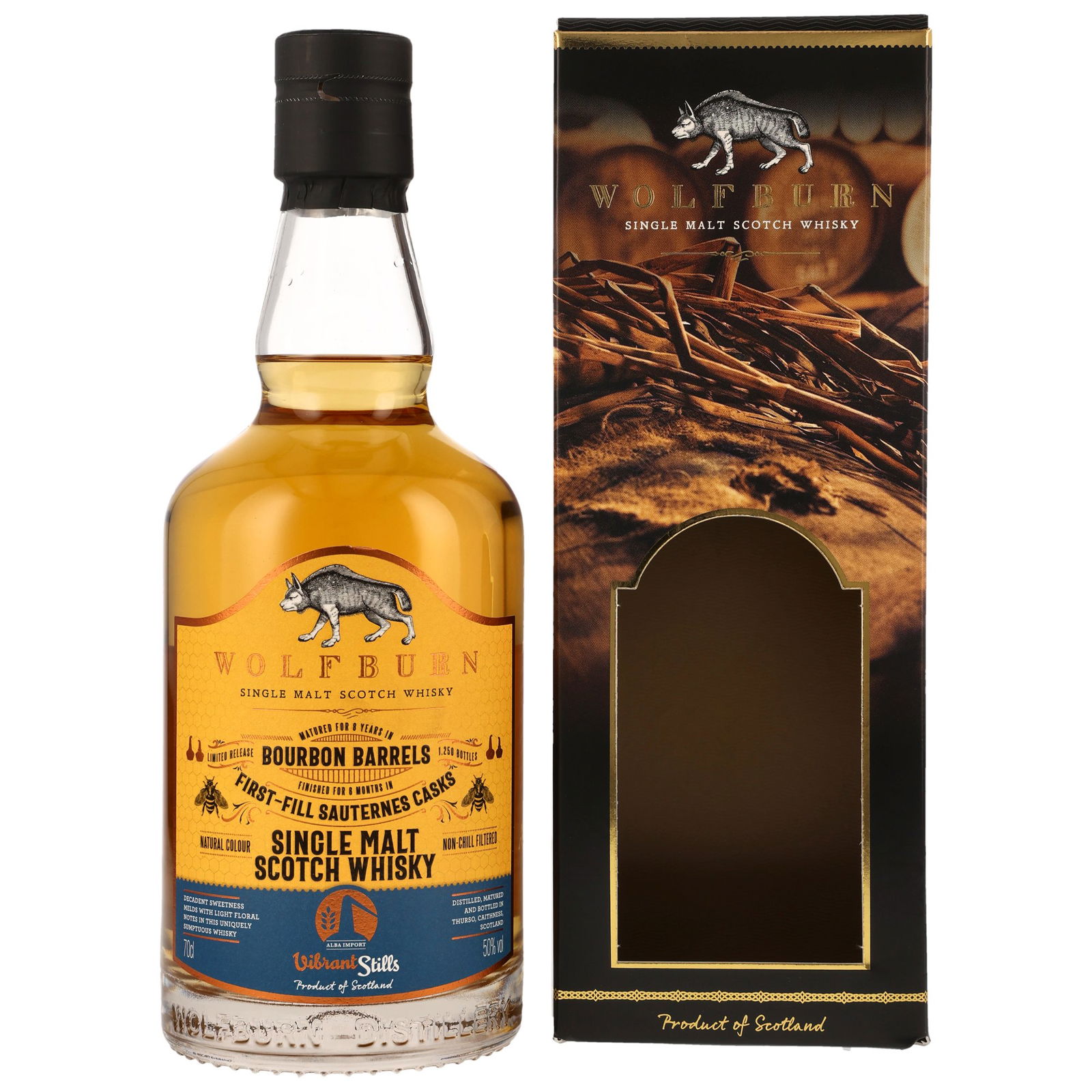 Wolfburn 2016 First Fill Sauternes Cask Finish