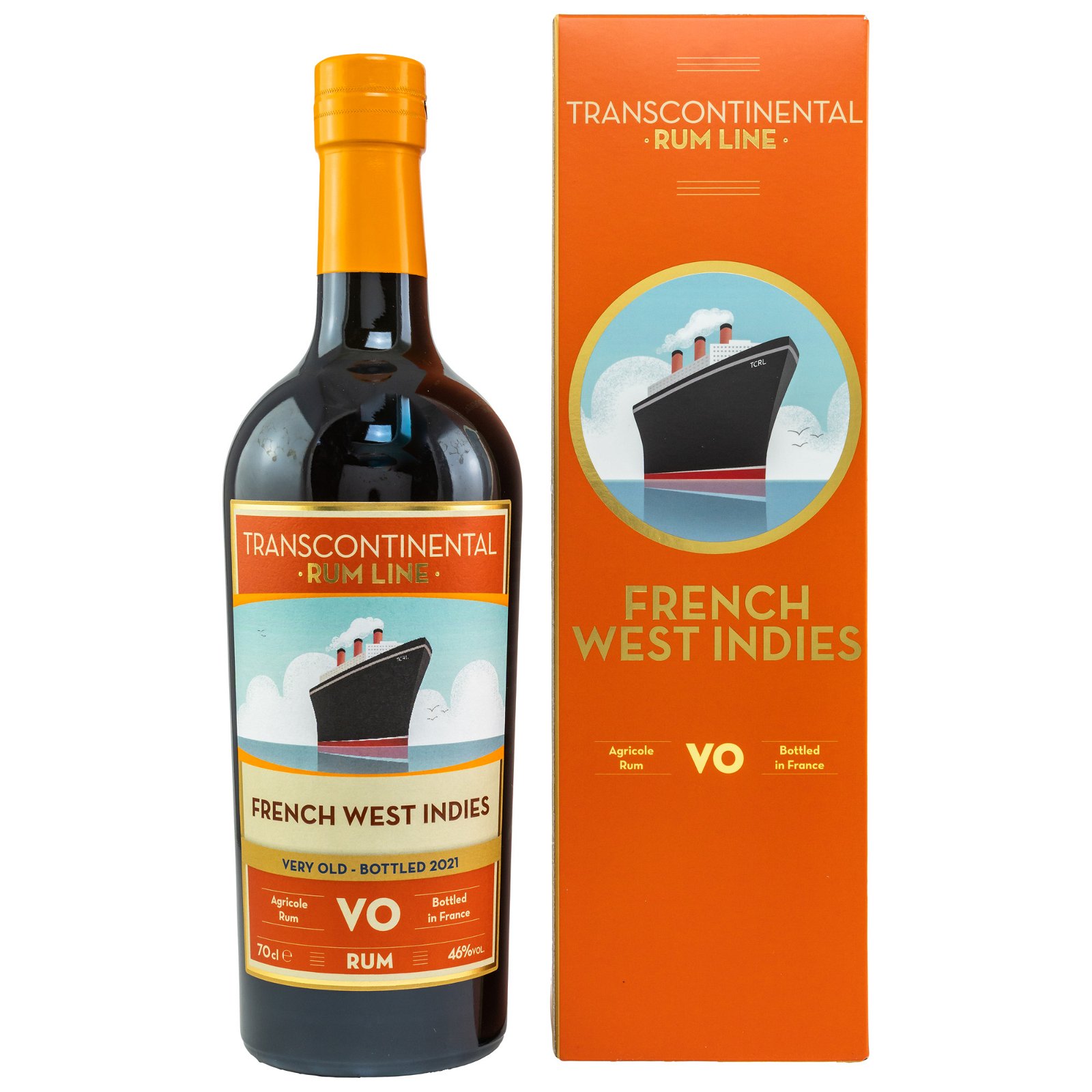 French West Indies 2021 VO Agricole Rum Transcontinental Rum Line
