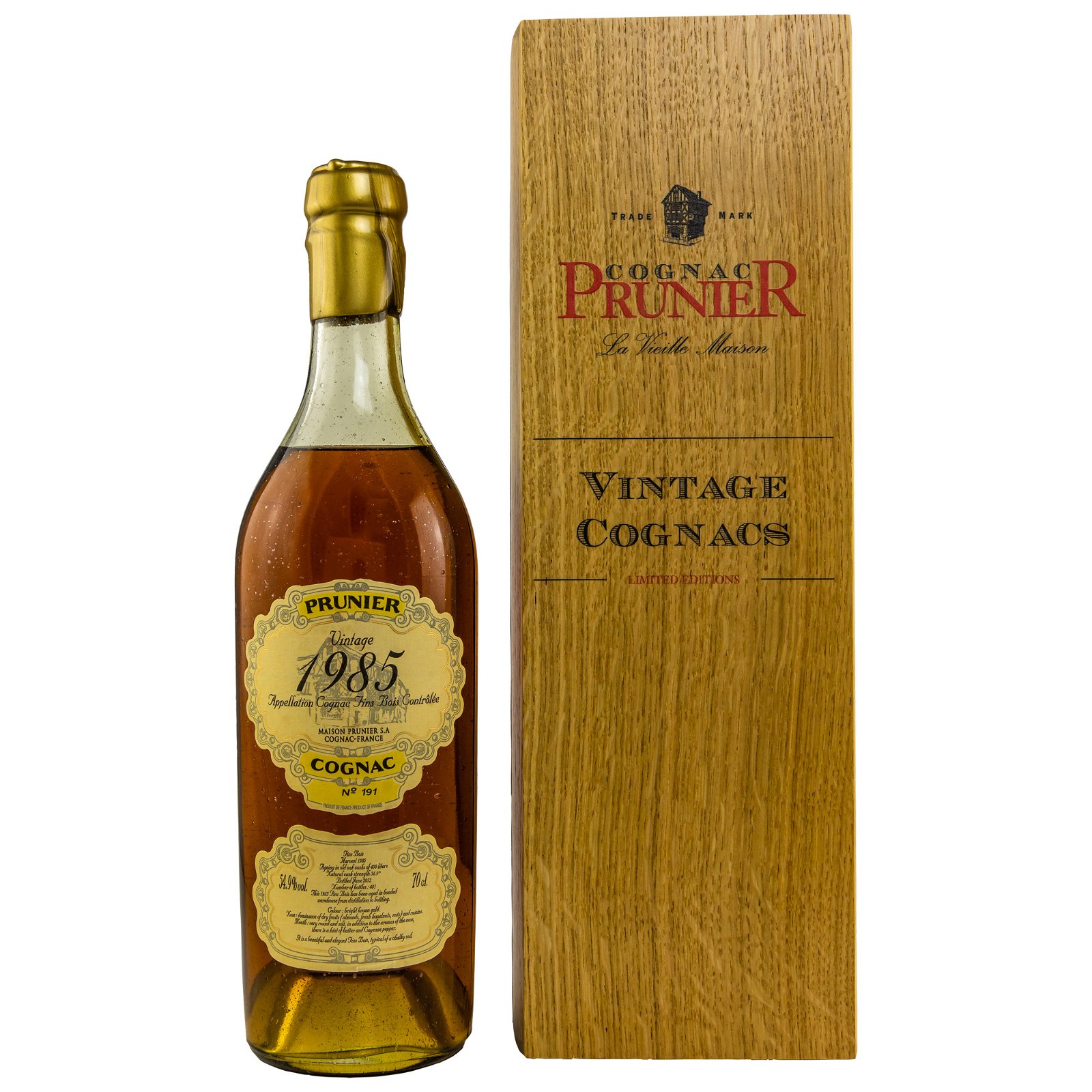 Prunier 1985/2012 Fins Bois Cognac (Vintage Cognacs)