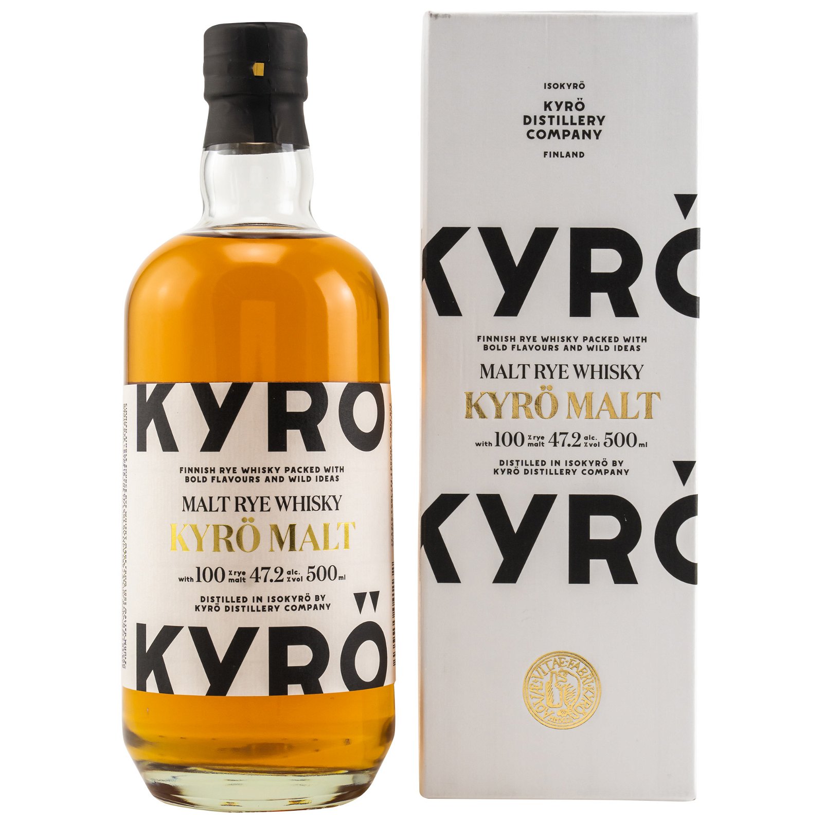 Kyrö Malt Rye Whisky mit Geschenkverpackung
