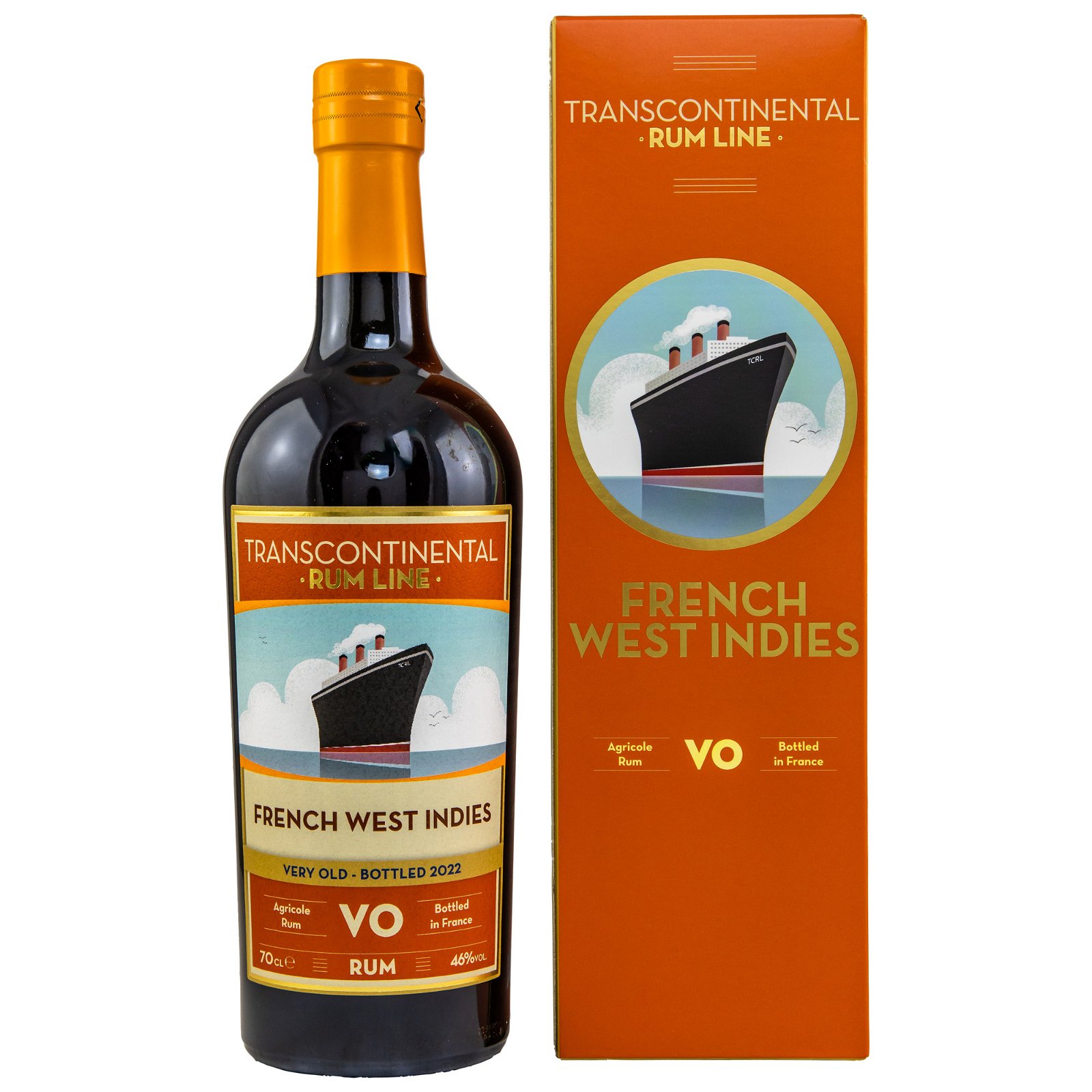 French West Indies 2022 VO Agricole Rum Transcontinental Rum Line