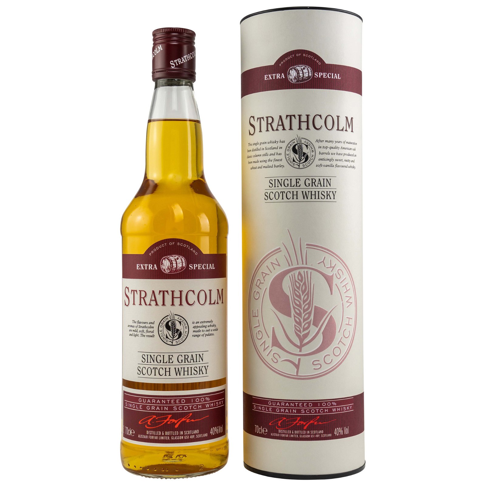 Strathcolm Single Grain Scotch Whisky 