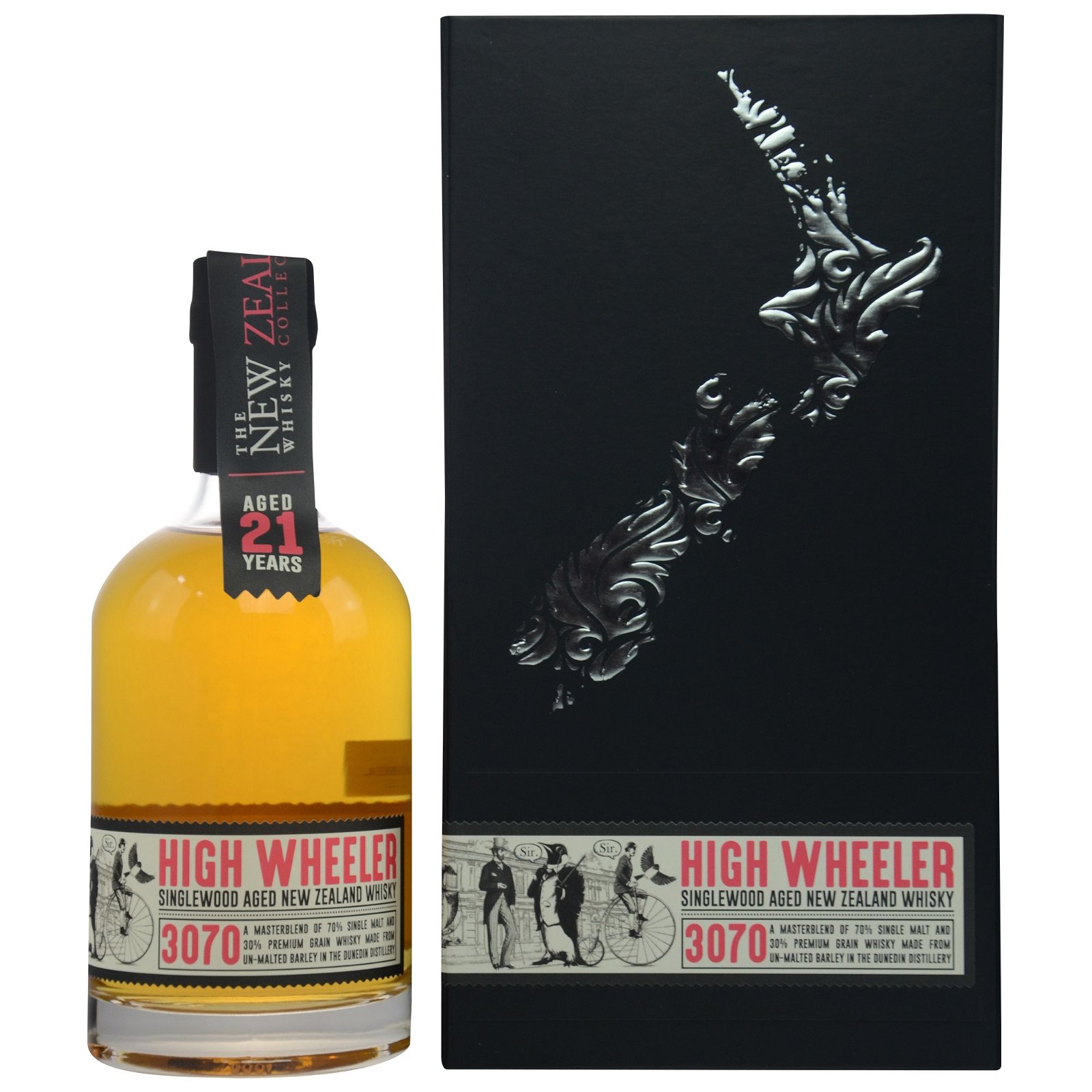 New Zealand Whisky Company 21 Jahre High Wheeler