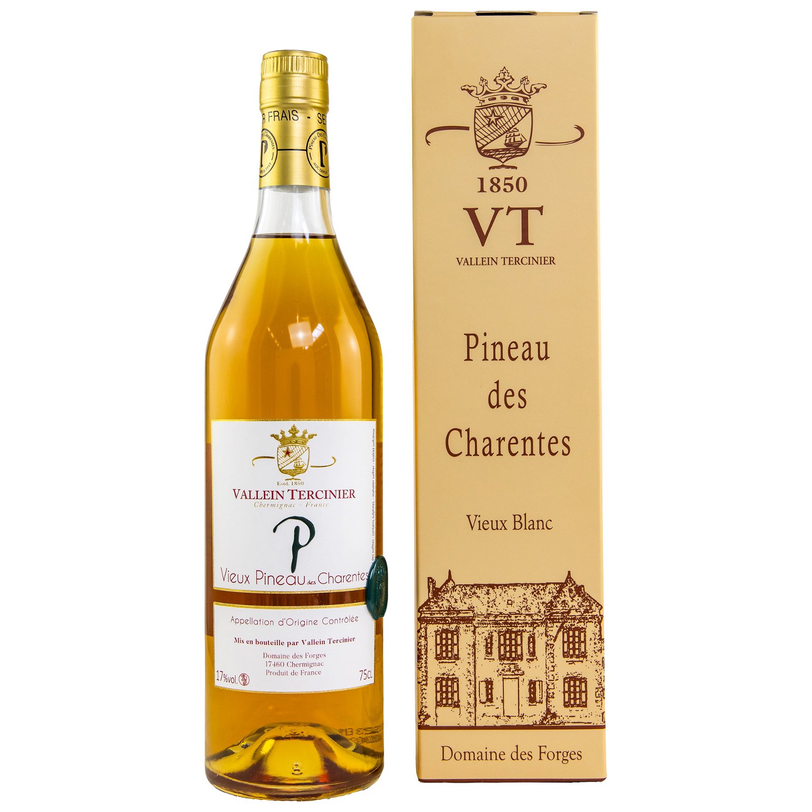 Vallein Tercinier 5 Jahre Pineau des Charentes Vieux Blanc