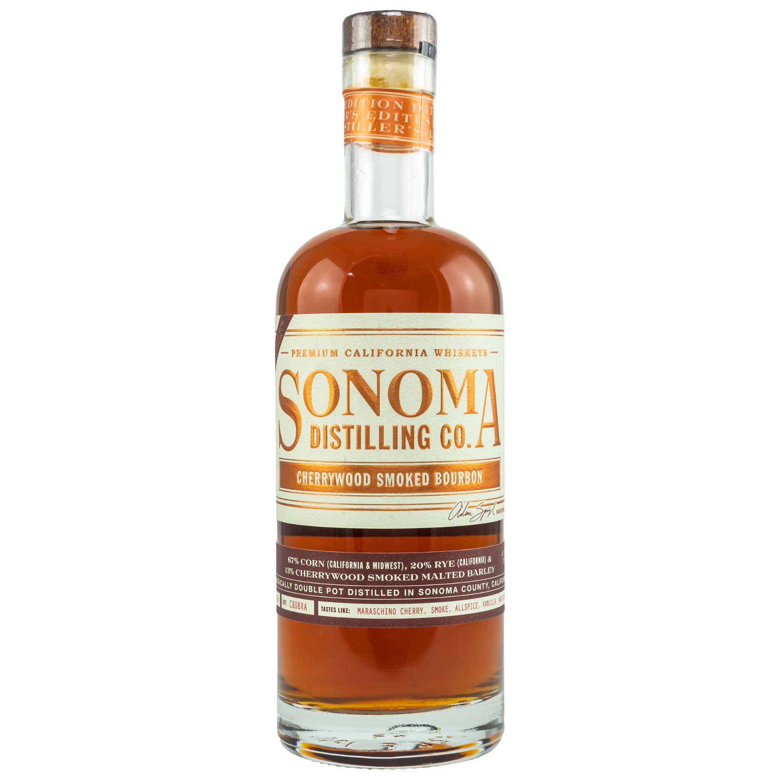 Sonoma Cherrywood Smoked Bourbon