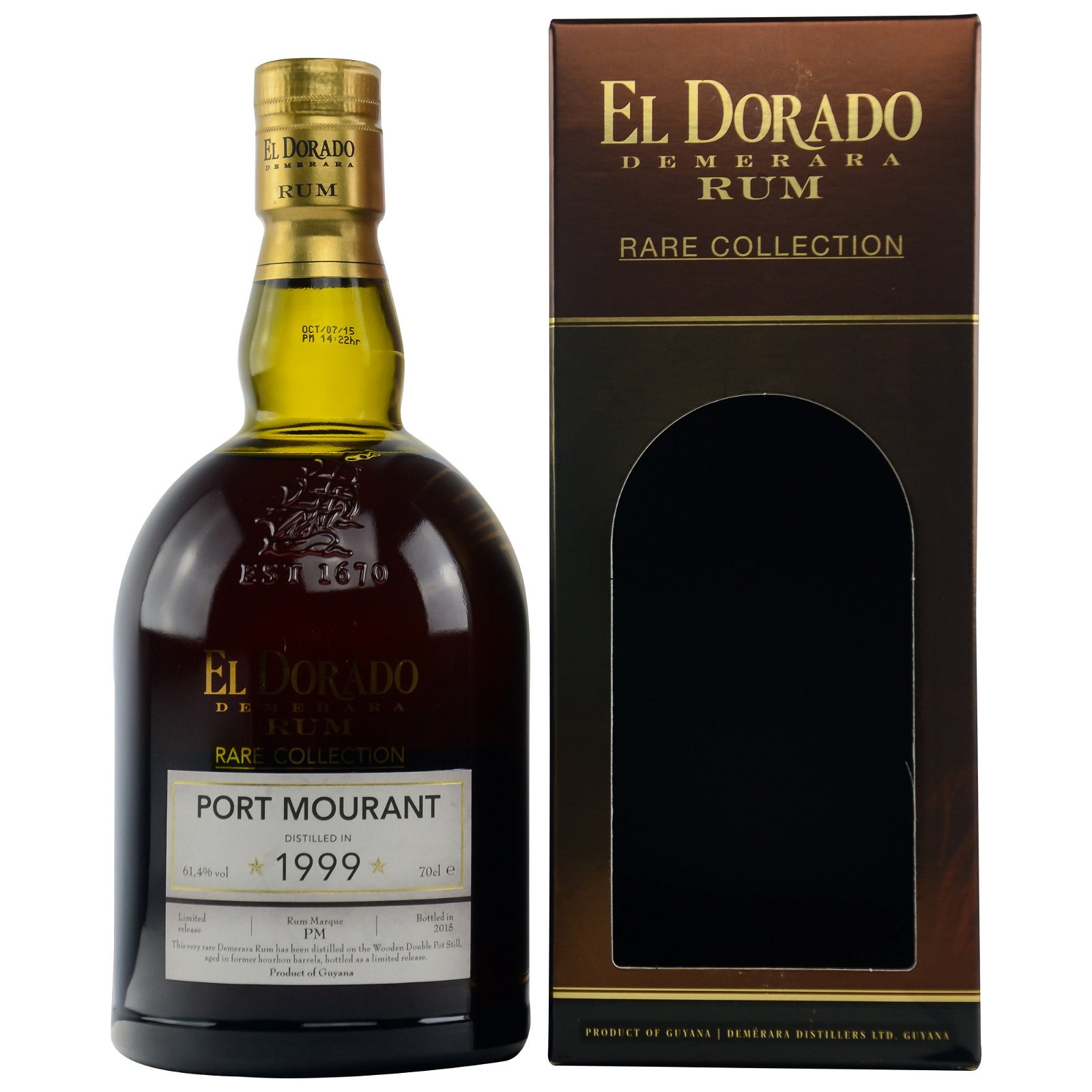 El Dorado 1999/2015 Rare Collection Port Mourant (Rum) (Guyana)