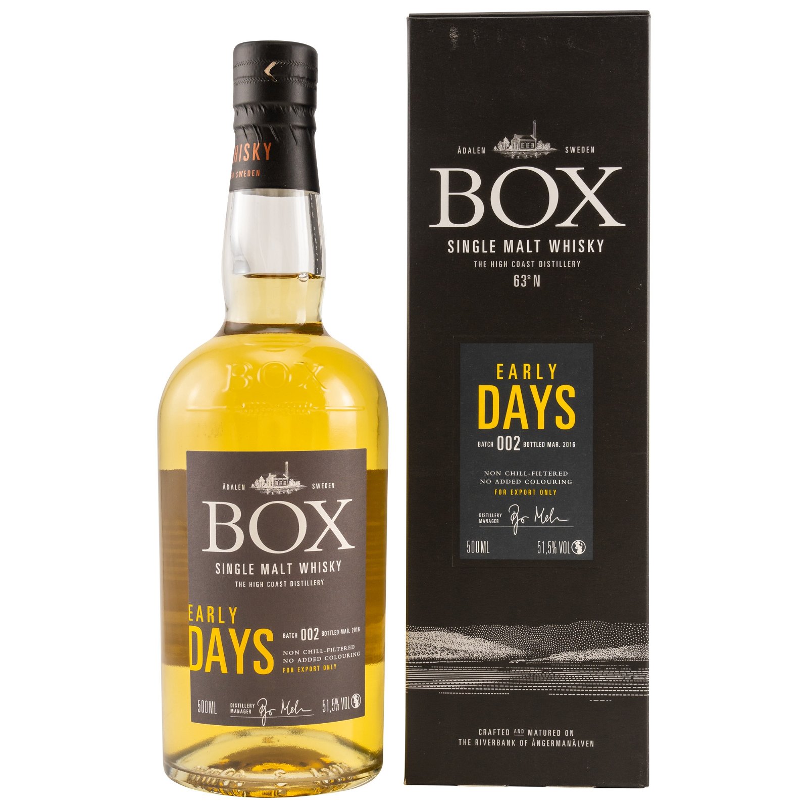 Box Whisky Early Days Batch 002 (Schweden)