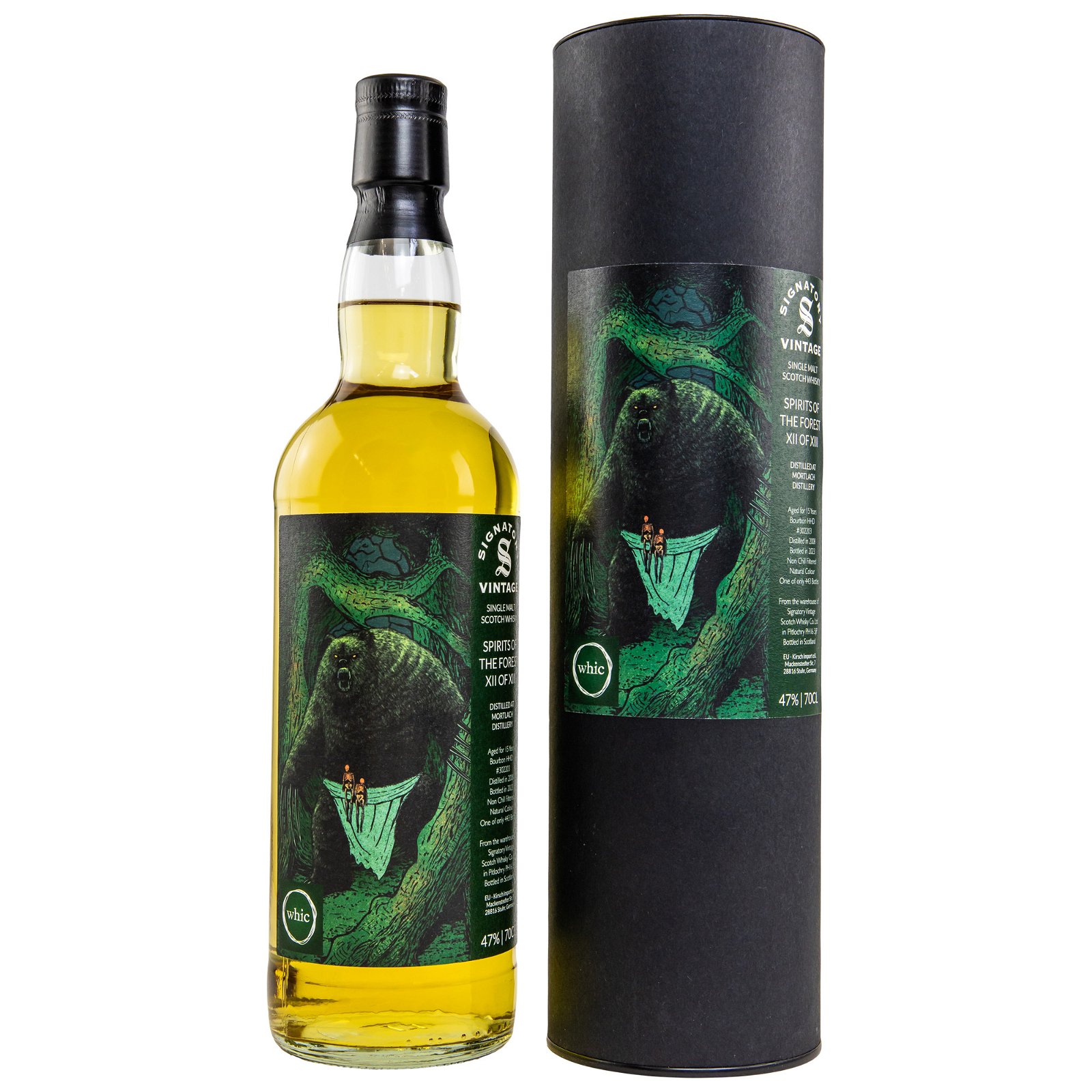 Mortlach 2008/2023 - 15 Jahre Single Bourbon Hogshead No. 302203 Spirits of the Forest XII of XIII (whic)