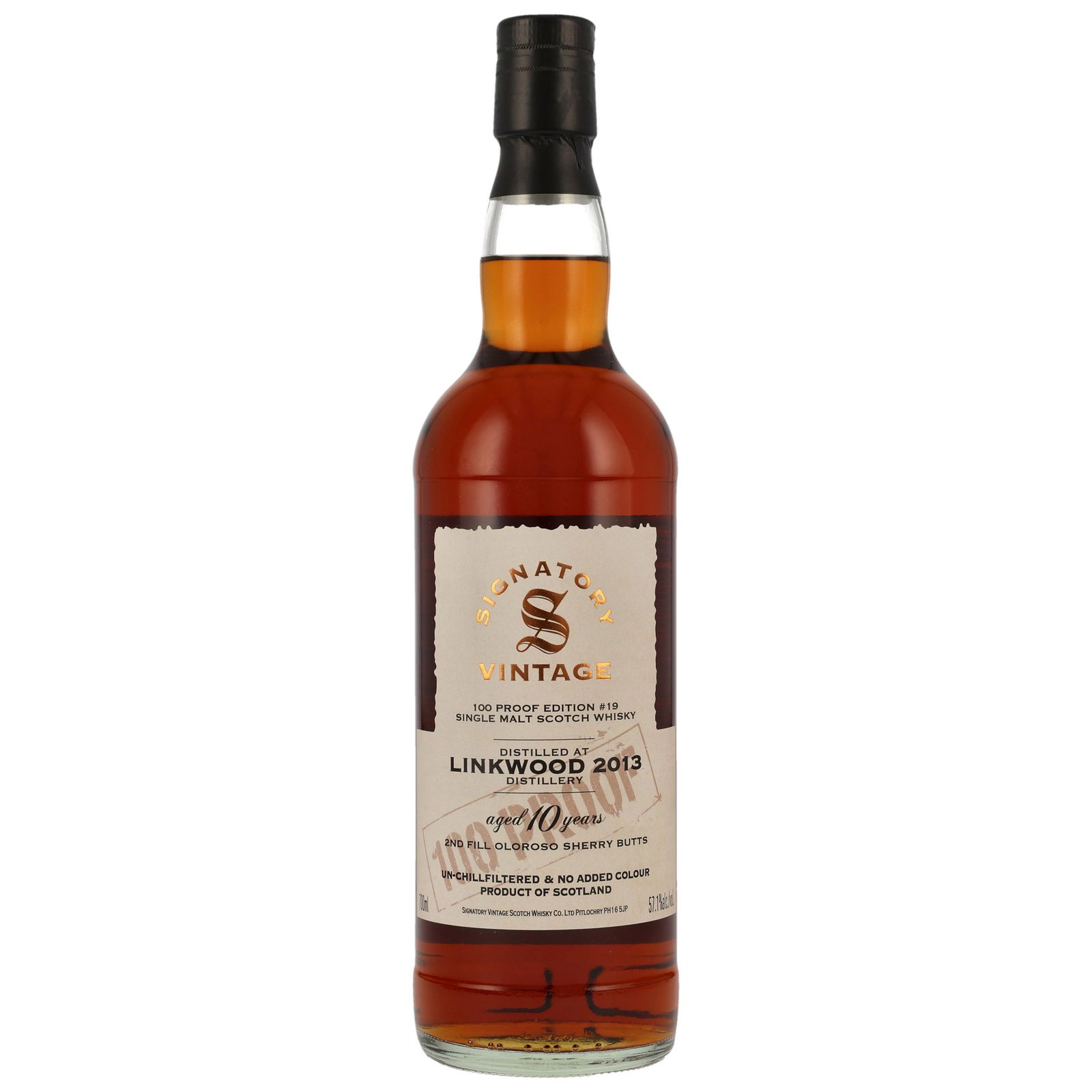 Linkwood 2013/2024 - 10 ans 2nd Fill Oloroso Sherry Butts 100 Proof Edition #19 (Signatory)