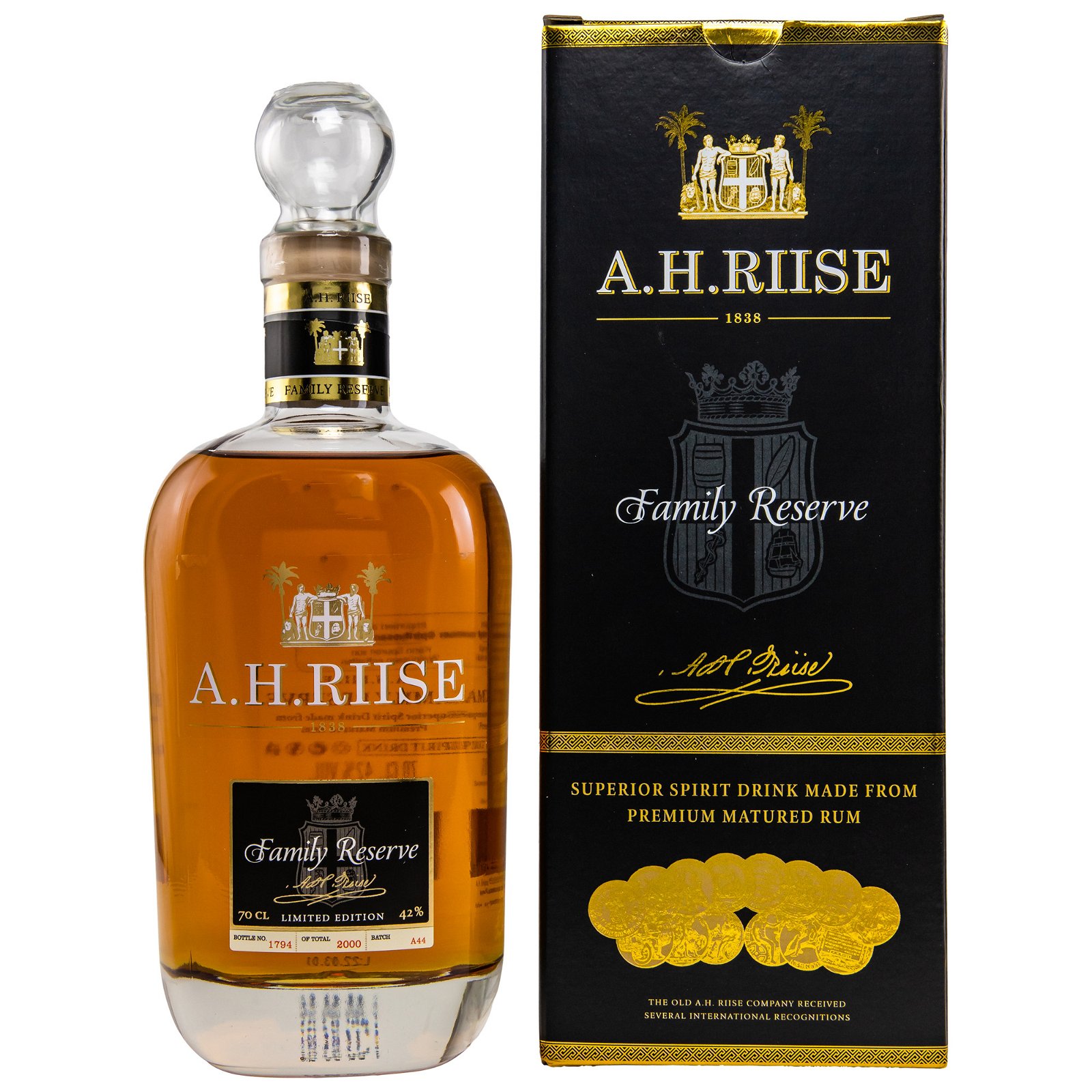 A.H. Riise Family Reserve 1838