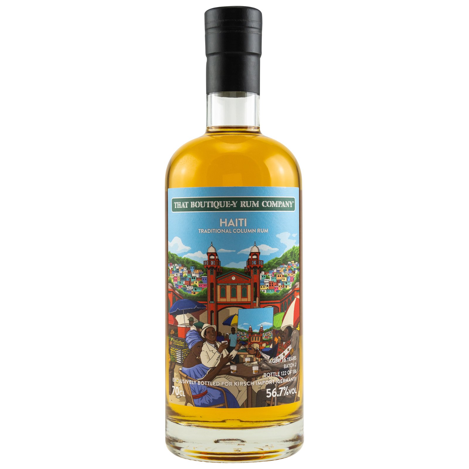 Haiti 16 Jahre Traditional Column Rum Batch 2 (That Boutique-y Rum Company) (Bottled for Kirsch Whisky)