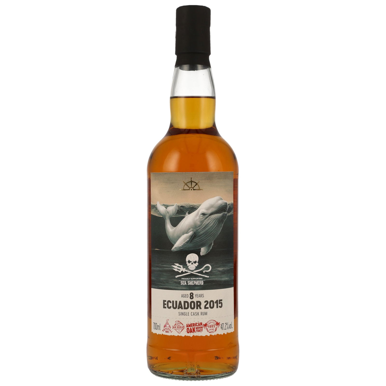 Manabi 2015/2023 - 8 ans Ecuador Single Cask Rhum for Sea Shepherd (FRC)