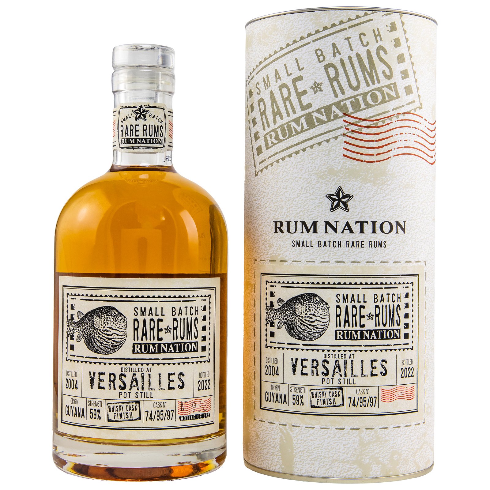 Versailles 2004/2022 - 18 Jahre Whisky Cask Finish Small Batch Rare Rums (Rum Nation)